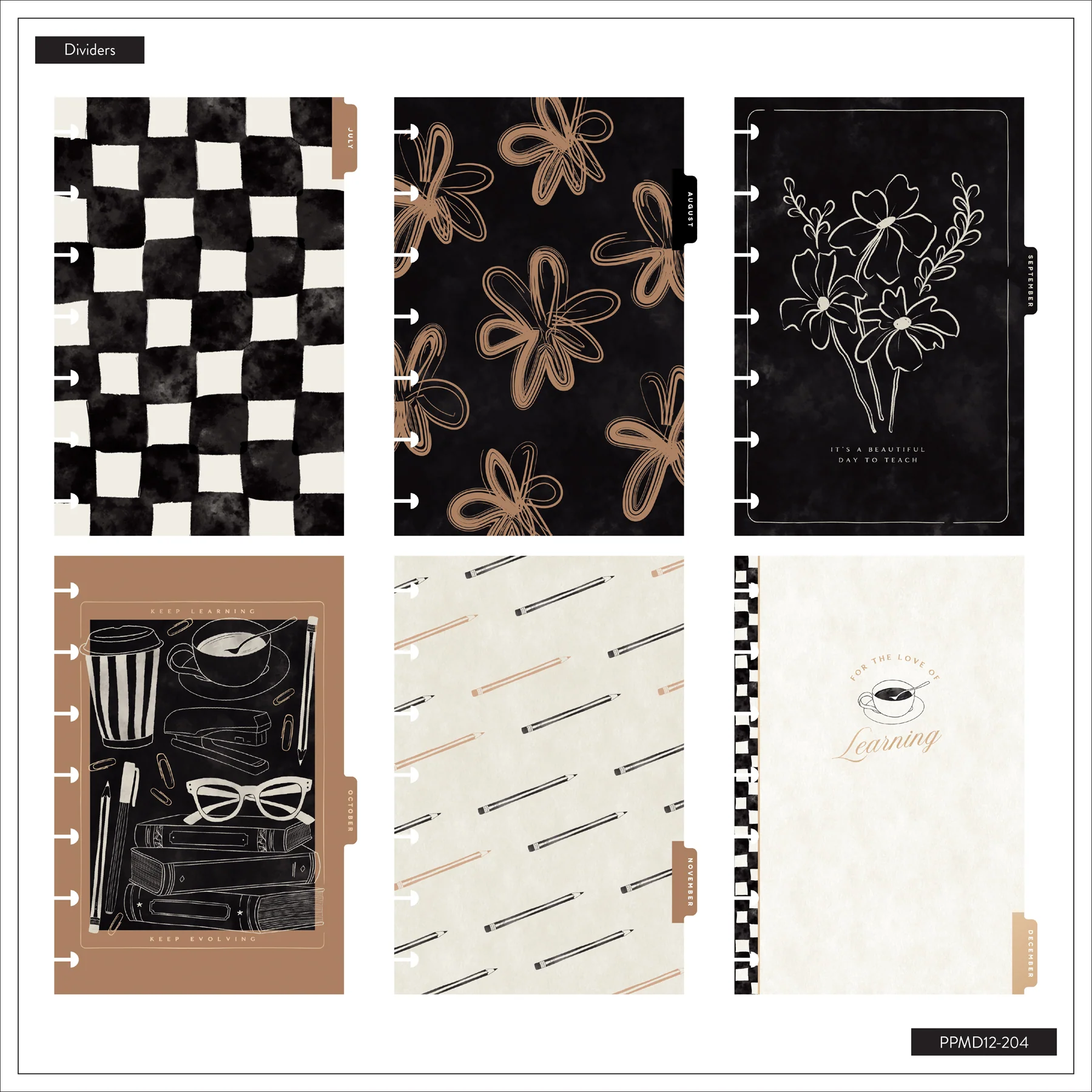 2026–2027 Chalkboard Charm Customizable Planner - Mini Dashboard Layout - 12 Months - Image 14
