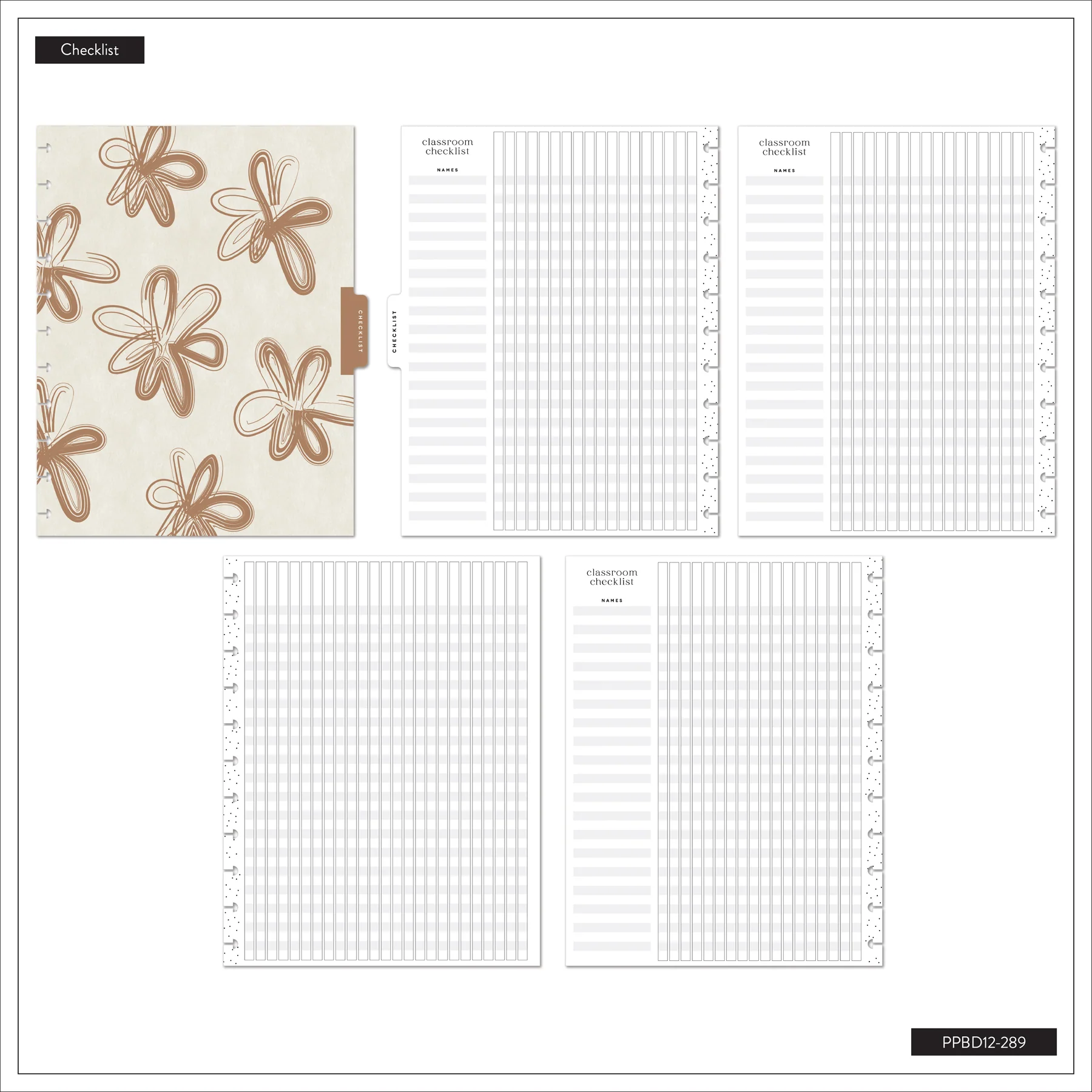 2026–2027 Chalkboard Charm Customizable Teacher Planner - Big Teacher Layout - 12 Months - Image 15