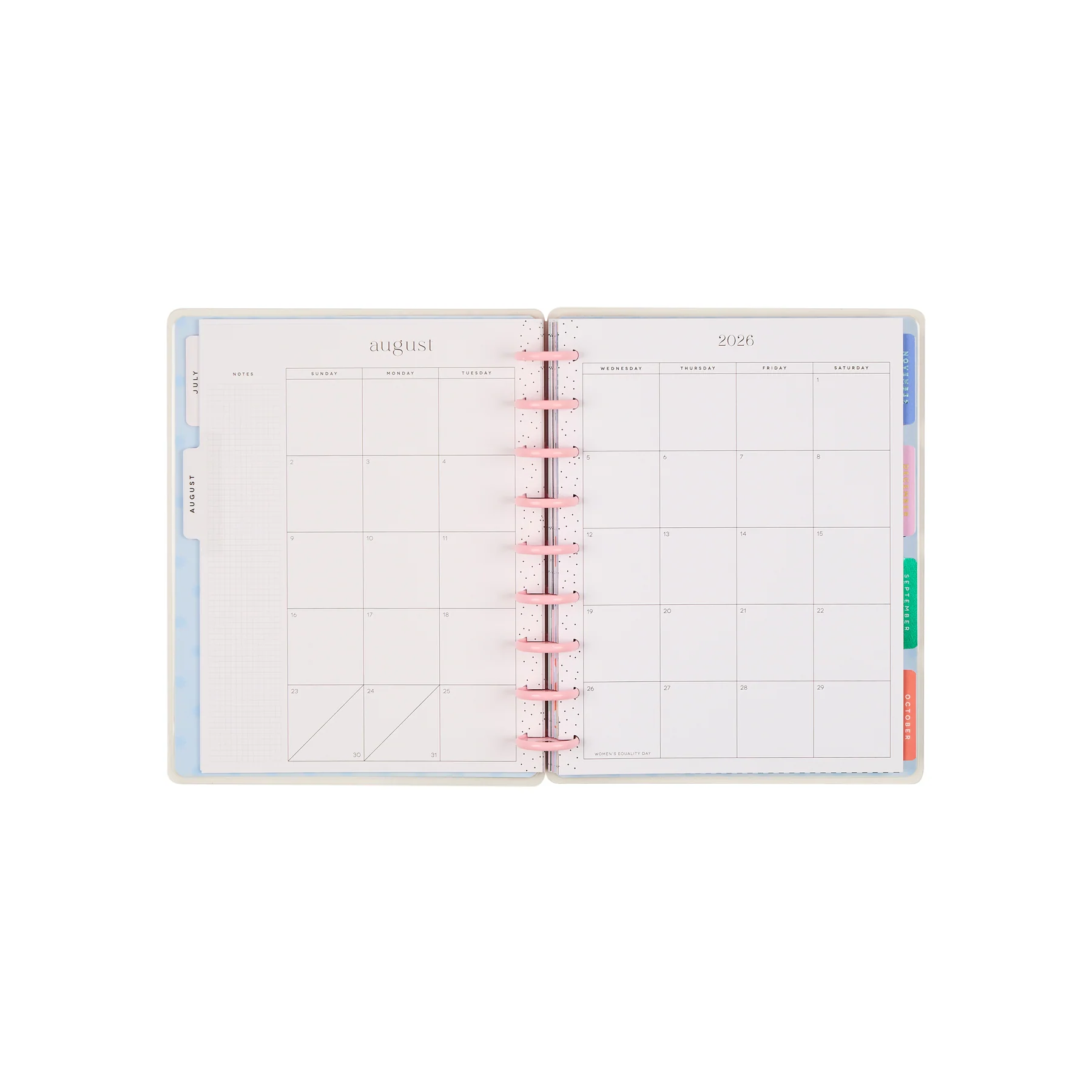 2026–2027 Color Beat Stripes Customizable Planner - Classic Horizontal Layout - 12 Months - Image 14
