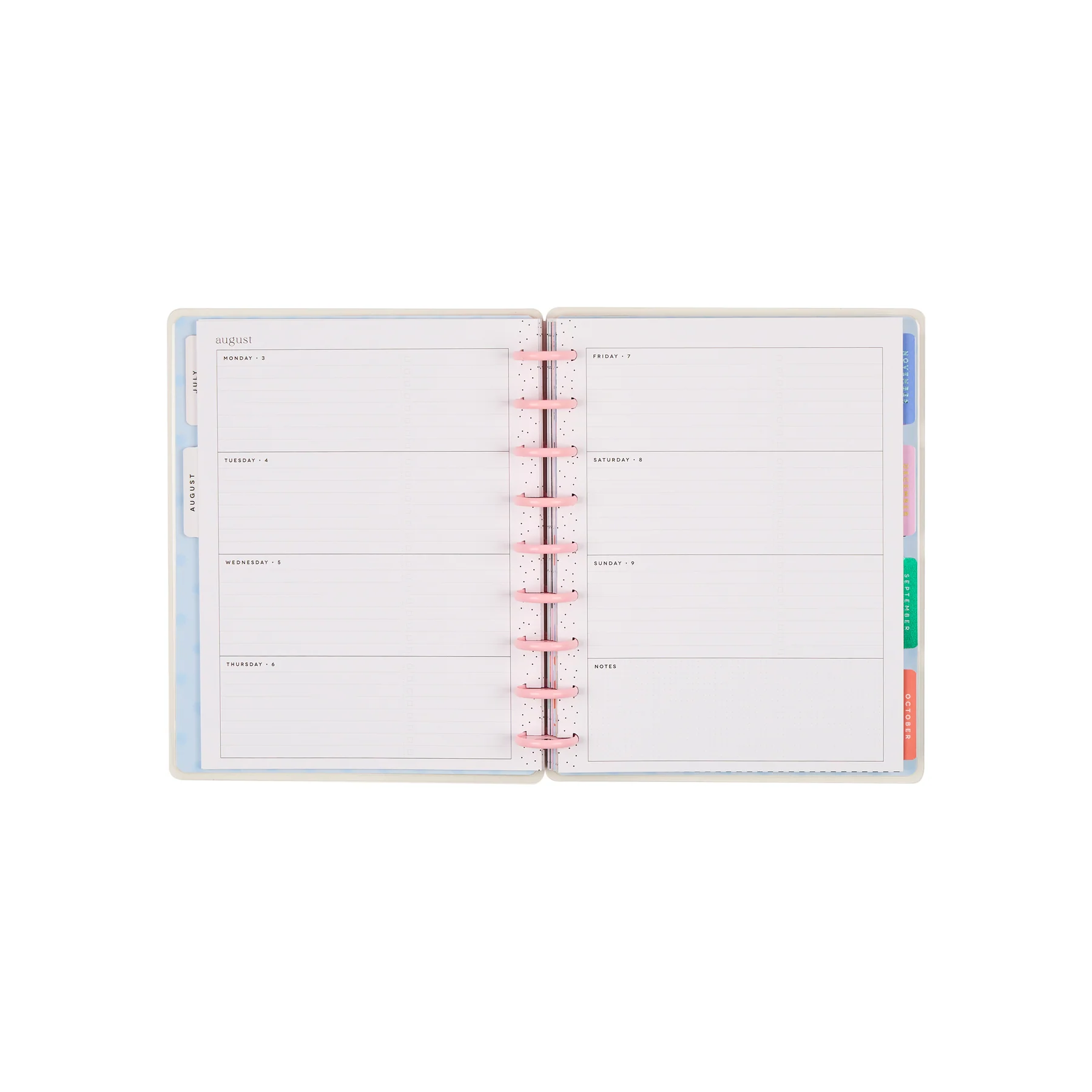 2026–2027 Color Beat Stripes Customizable Planner - Classic Horizontal Layout - 12 Months - Image 15