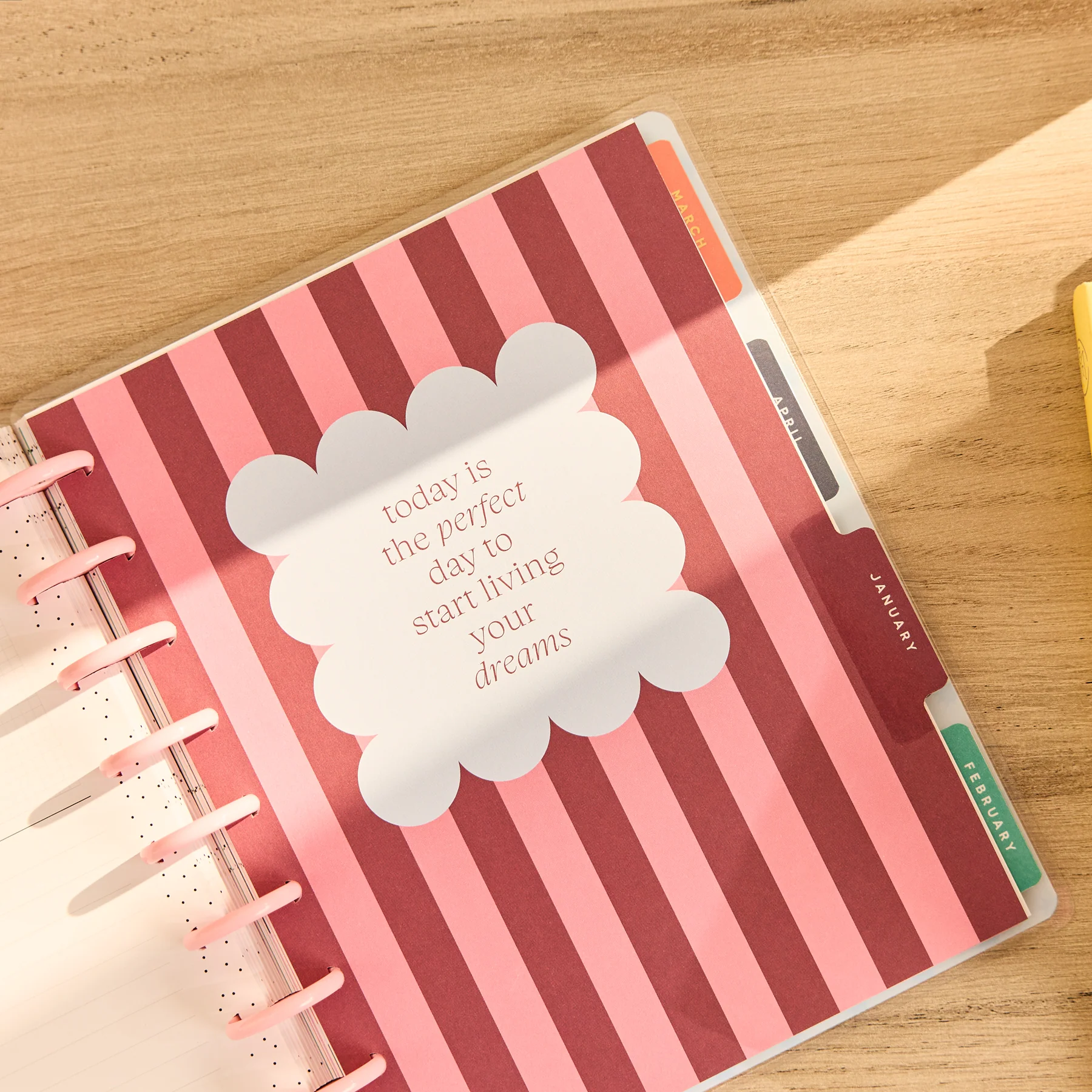 2026–2027 Color Beat Stripes Customizable Planner - Classic Horizontal Layout - 12 Months - Image 2
