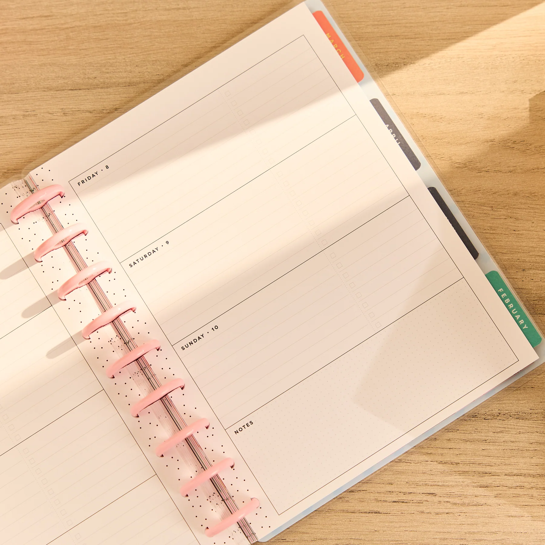 2026–2027 Color Beat Stripes Customizable Planner - Classic Horizontal Layout - 12 Months - Image 9