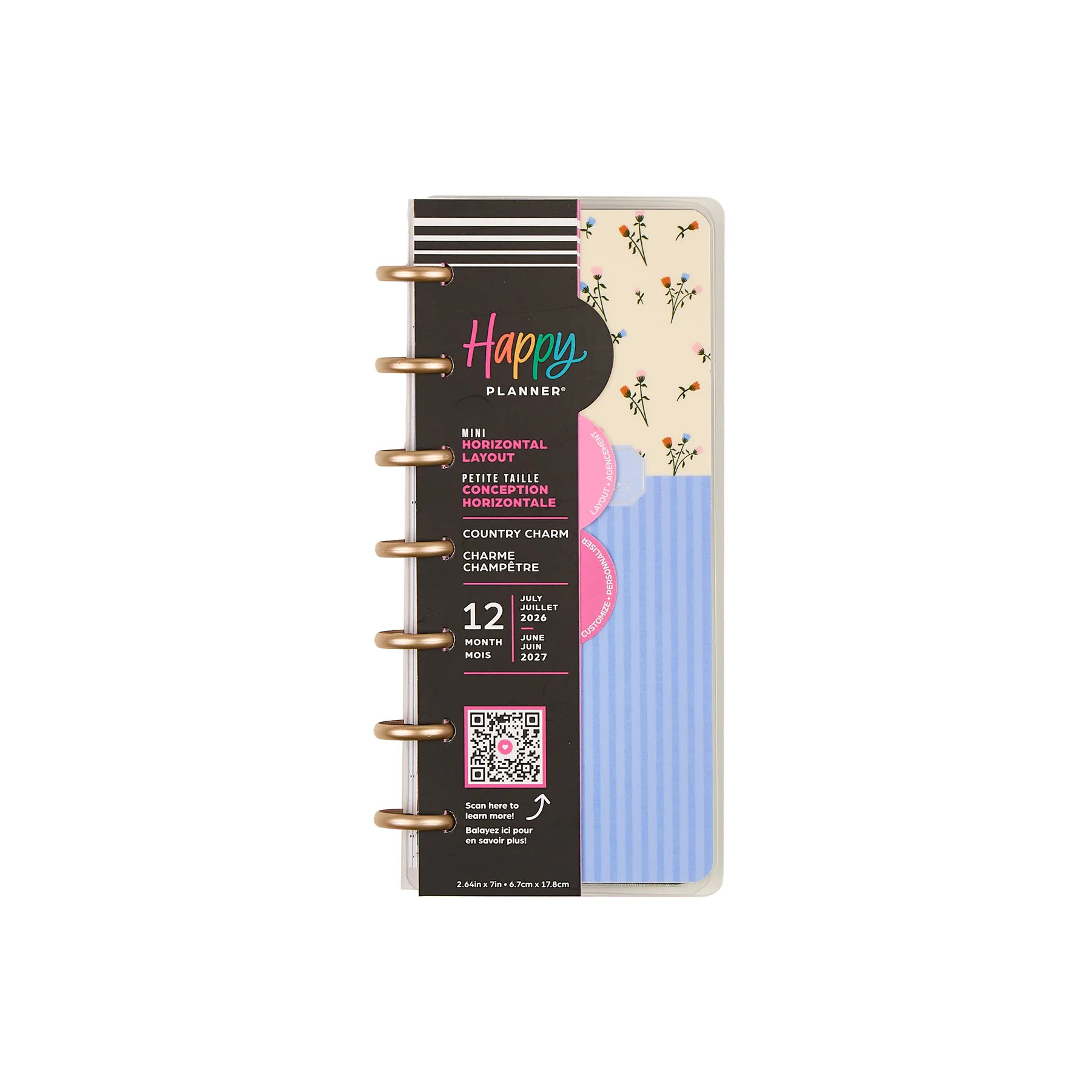 2026–2027 Country Charm Customizable Planner - Skinny Mini Horizontal Layout - 12 Months - Image 16