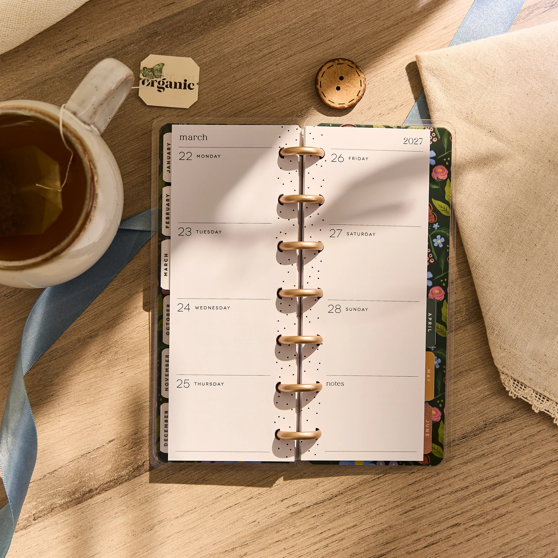 2026–2027 Country Charm Customizable Planner - Skinny Mini Horizontal Layout - 12 Months - Image 9