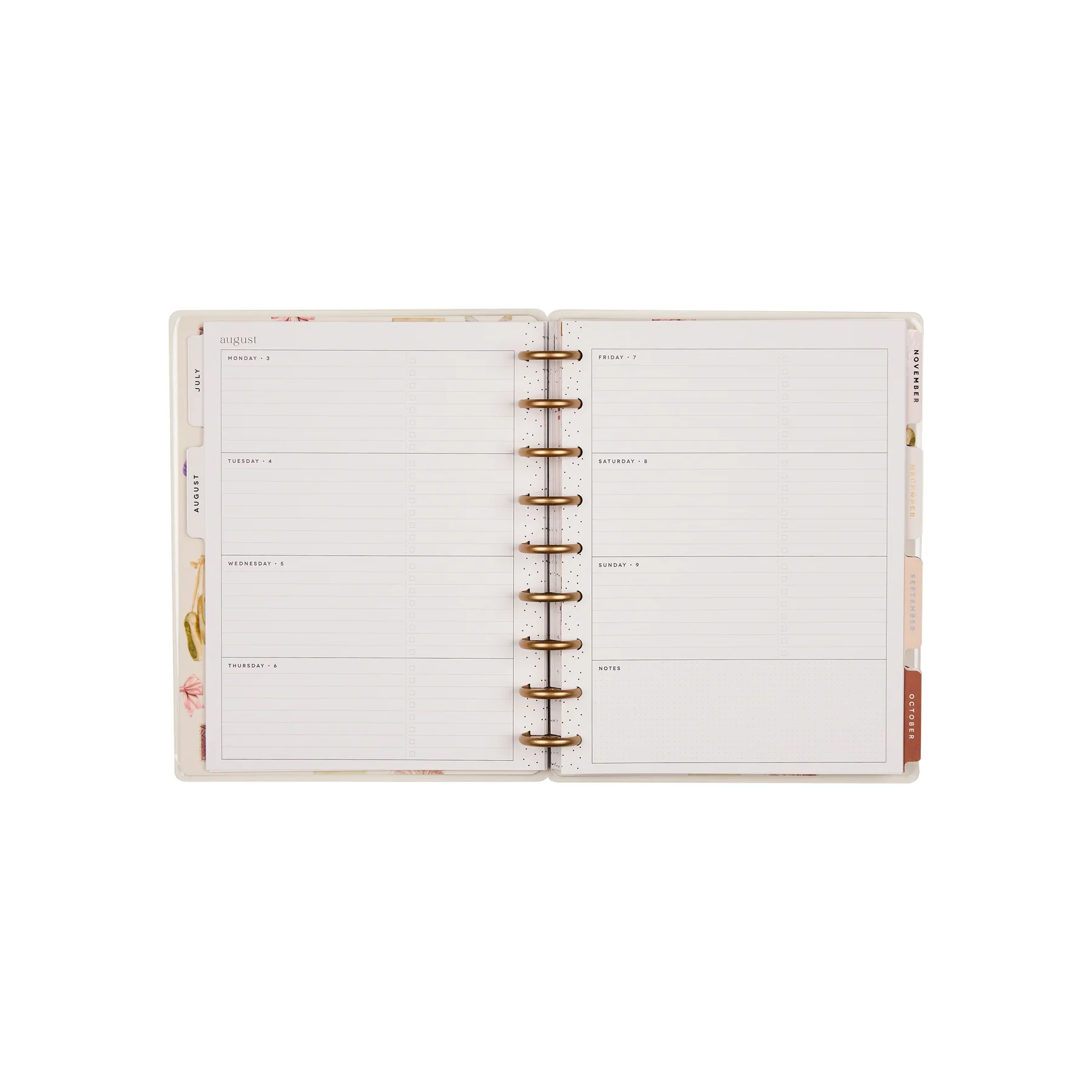 2026–2027 Crafted Collage Customizable Planner - Classic Horizontal Layout - 18 Months - Image 14