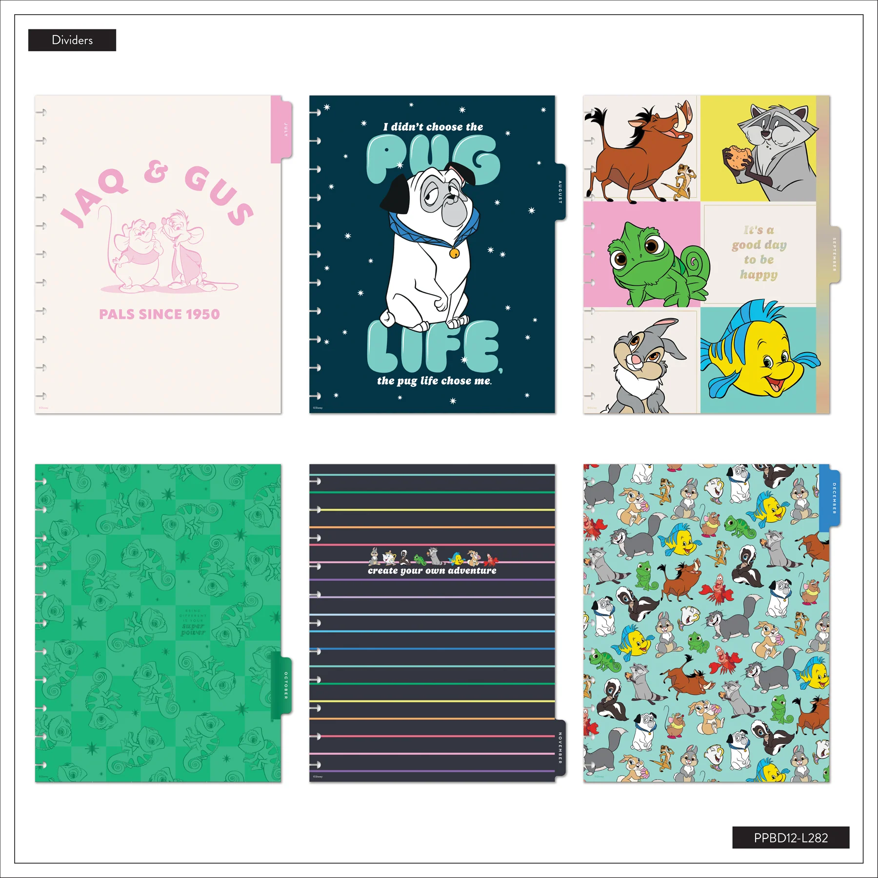 2026–2027 Disney Best Pals Customizable Planner - Big Vertical Layout - 12 Months - Image 13