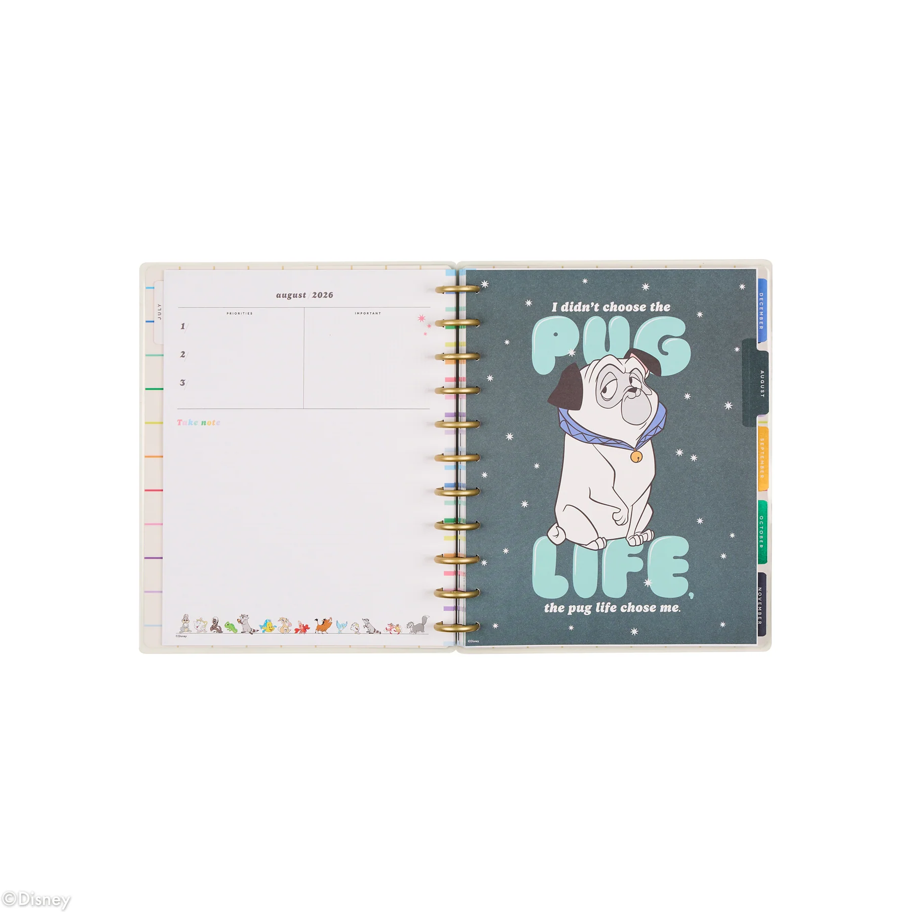 2026–2027 Disney Best Pals Customizable Planner - Big Vertical Layout - 12 Months - Image 14