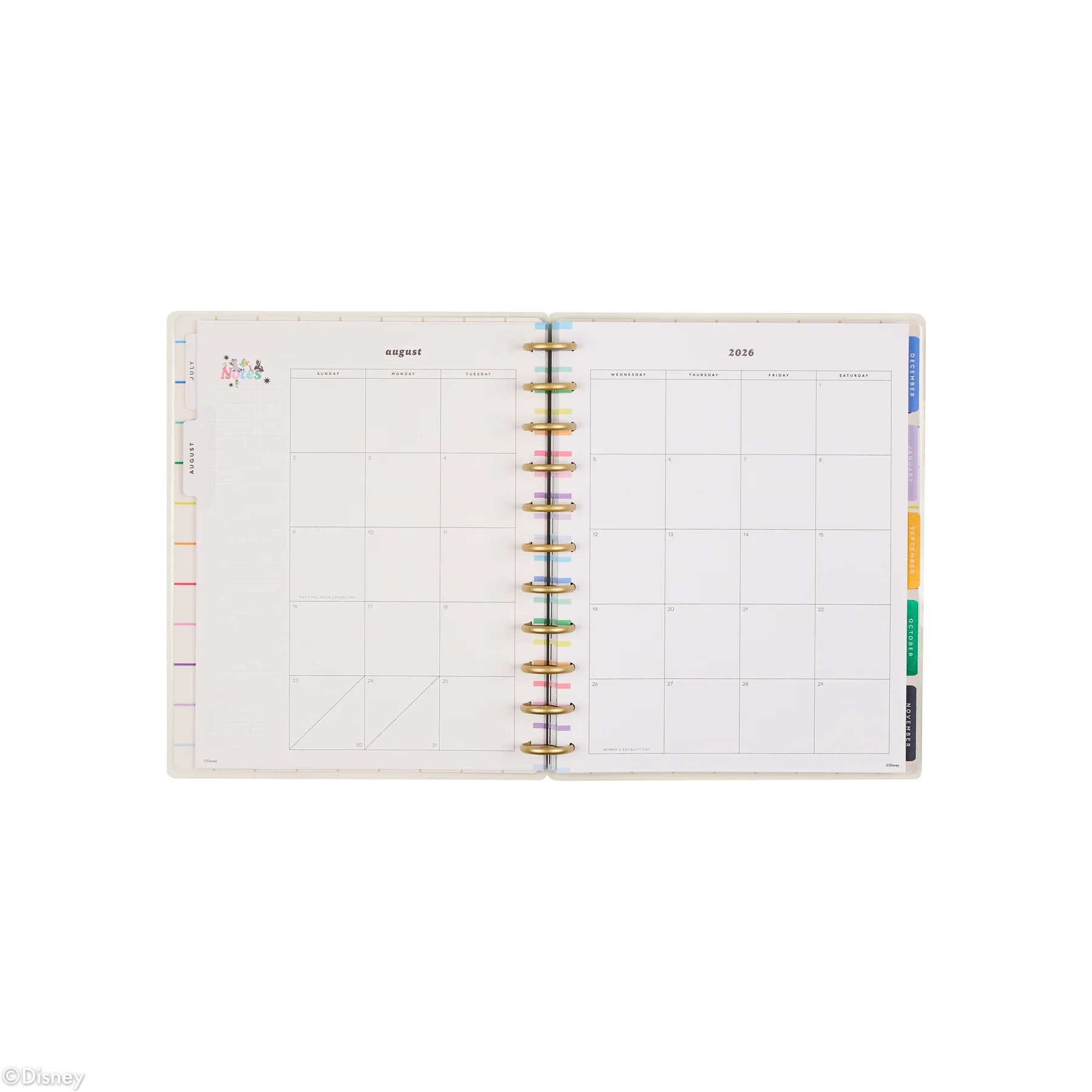 2026–2027 Disney Best Pals Customizable Planner - Big Vertical Layout - 12 Months - Image 16