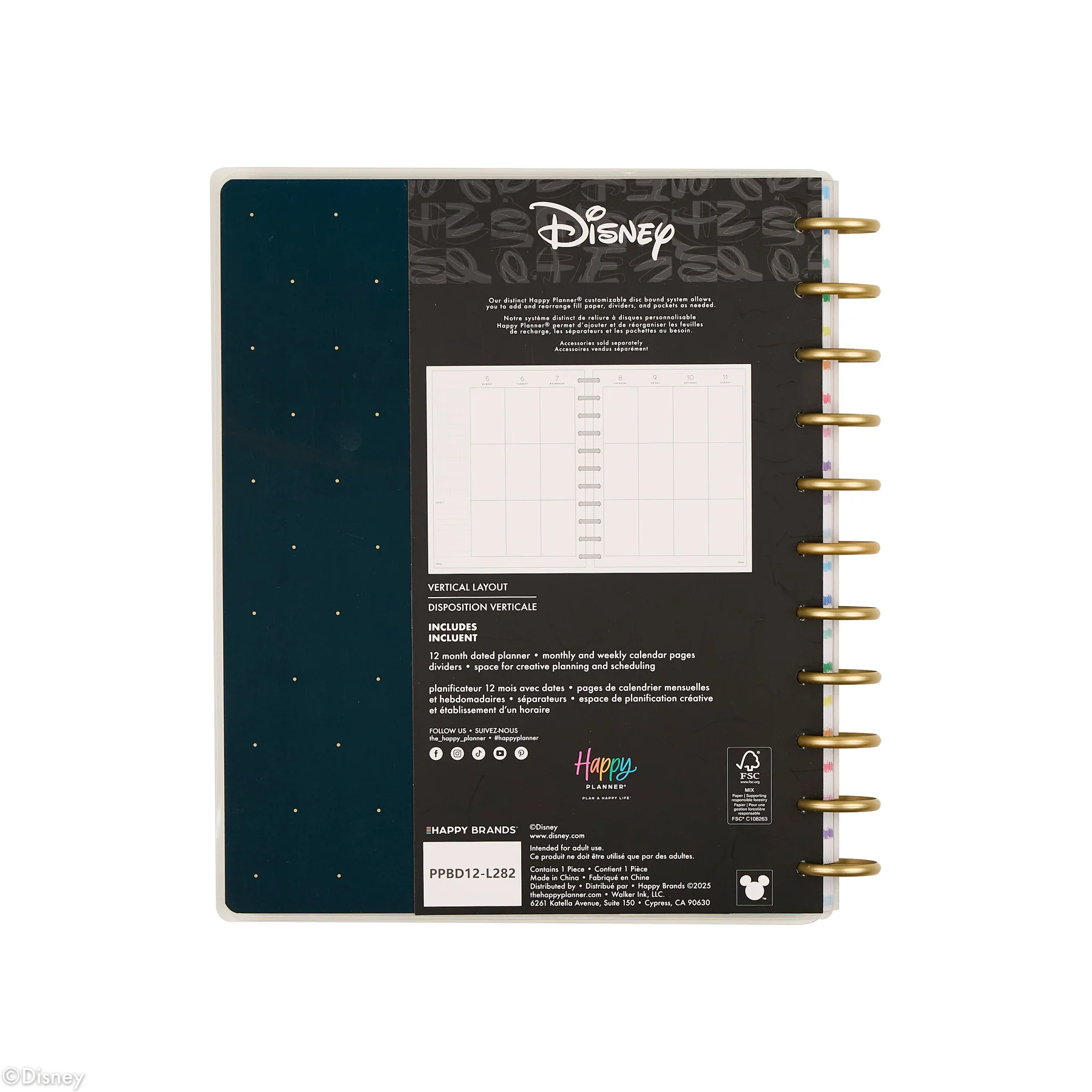 2026–2027 Disney Best Pals Customizable Planner - Big Vertical Layout - 12 Months - Image 19