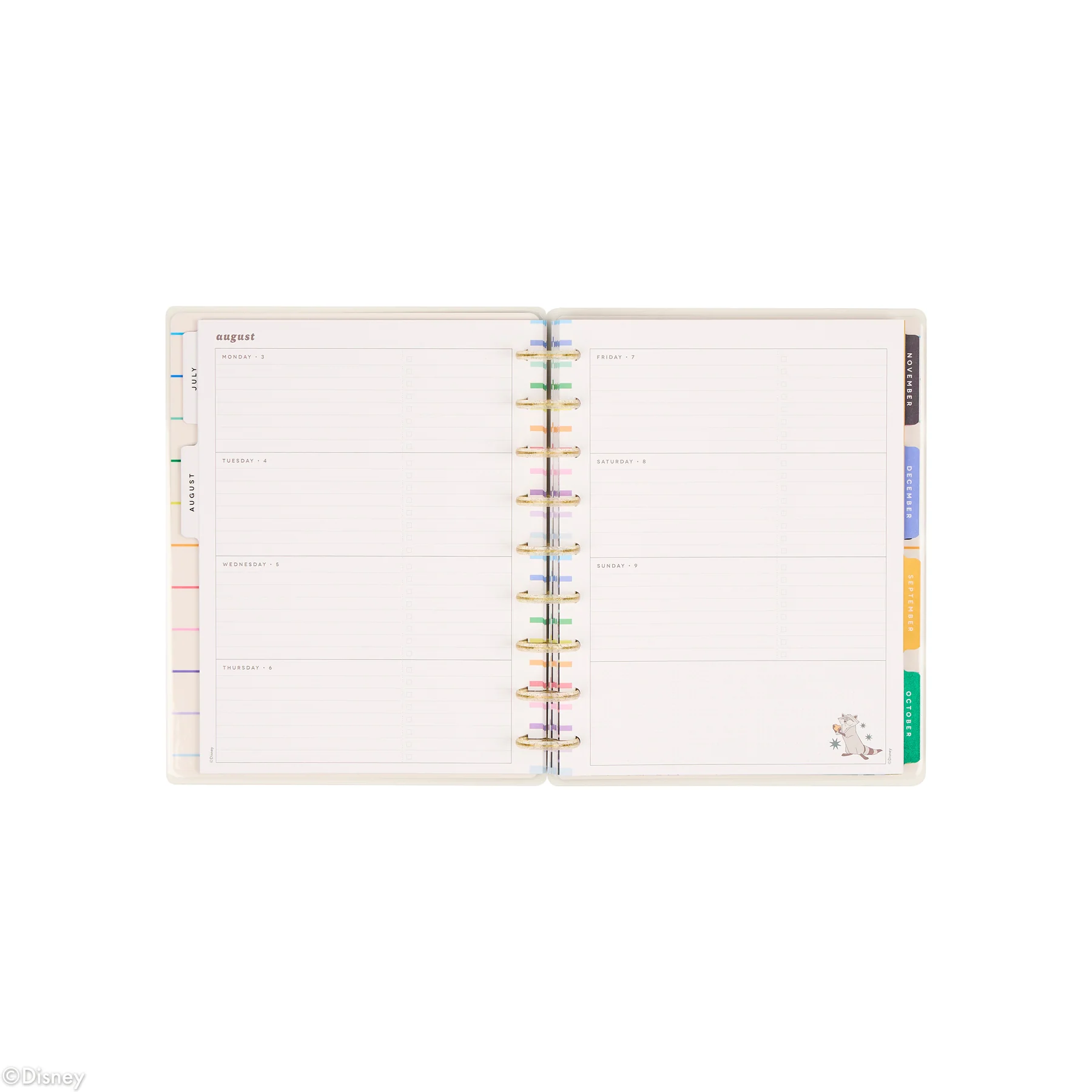 2026–2027 Disney Best Pals Customizable Planner - Classic Horizontal Layout - 12 Months - Image 17