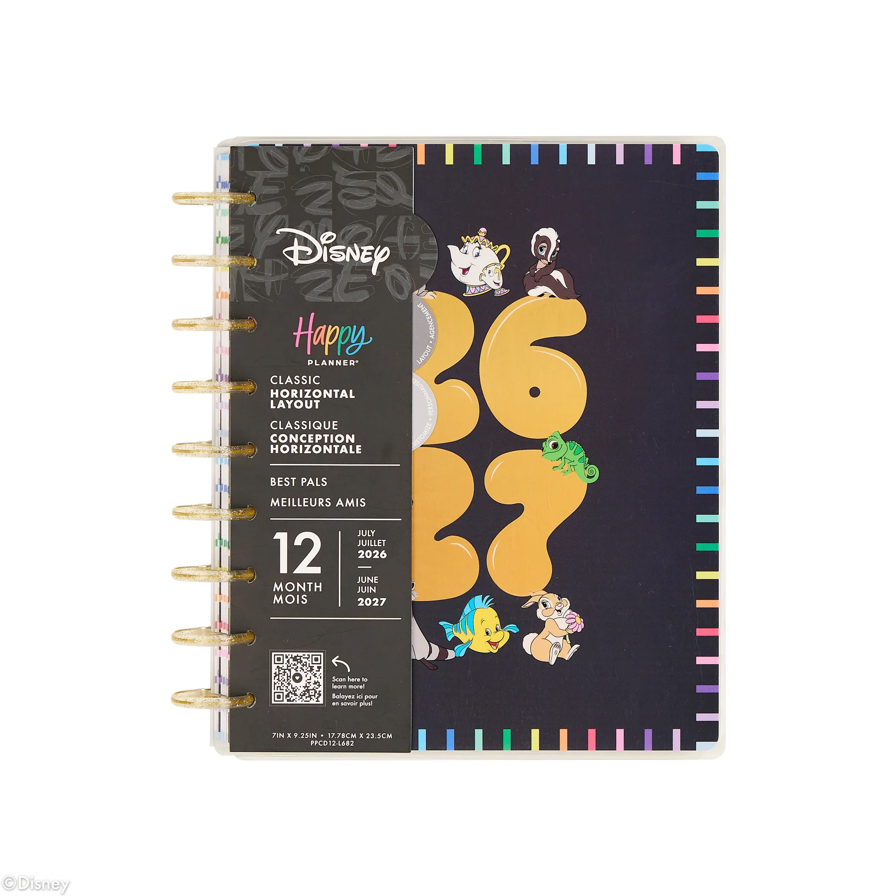 2026–2027 Disney Best Pals Customizable Planner - Classic Horizontal Layout - 12 Months - Image 18