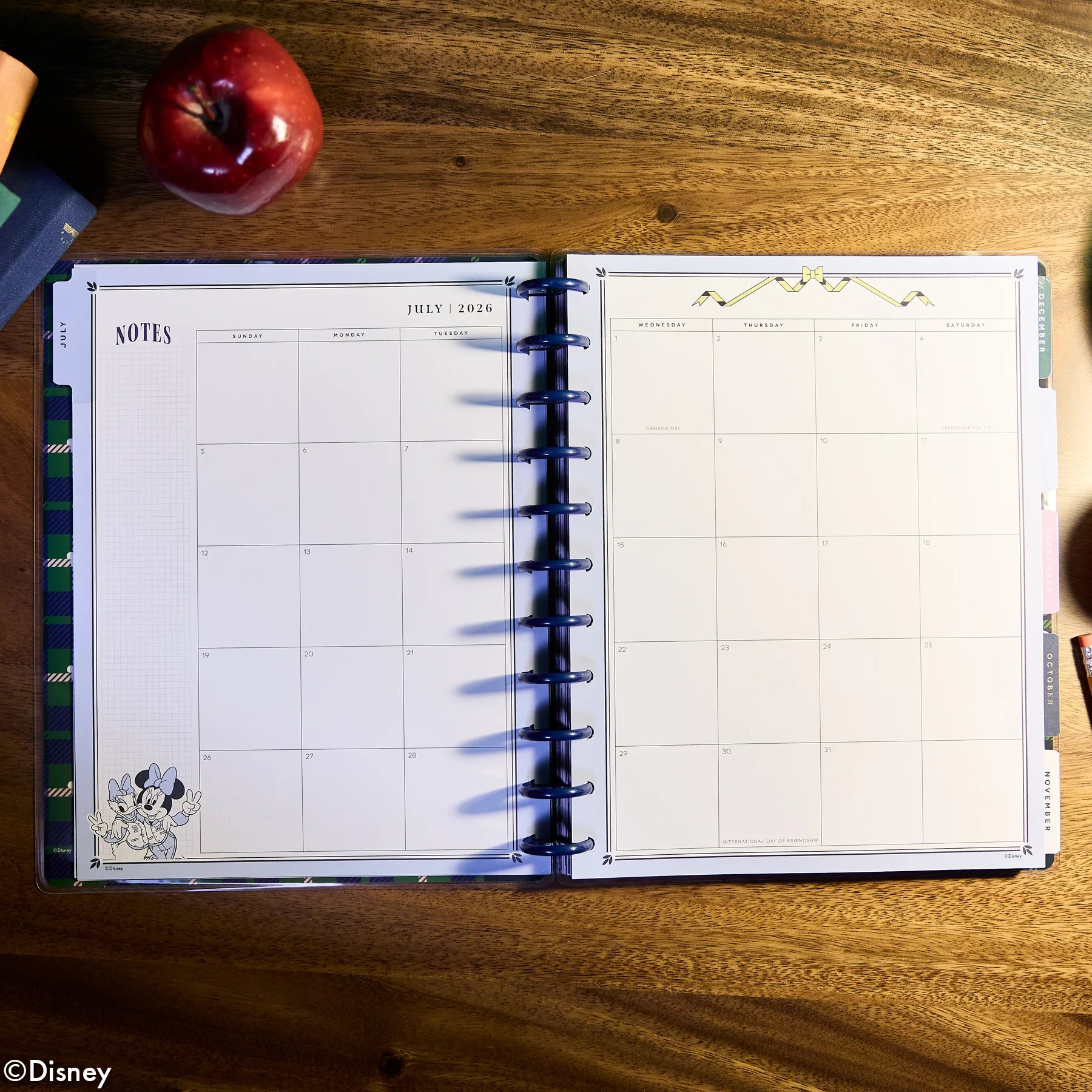 2026–2027 Disney Minnie Mouse & Daisy Duck Varsity Customizable Teacher Planner - Big Teacher Layout - 12 Months - Image 11