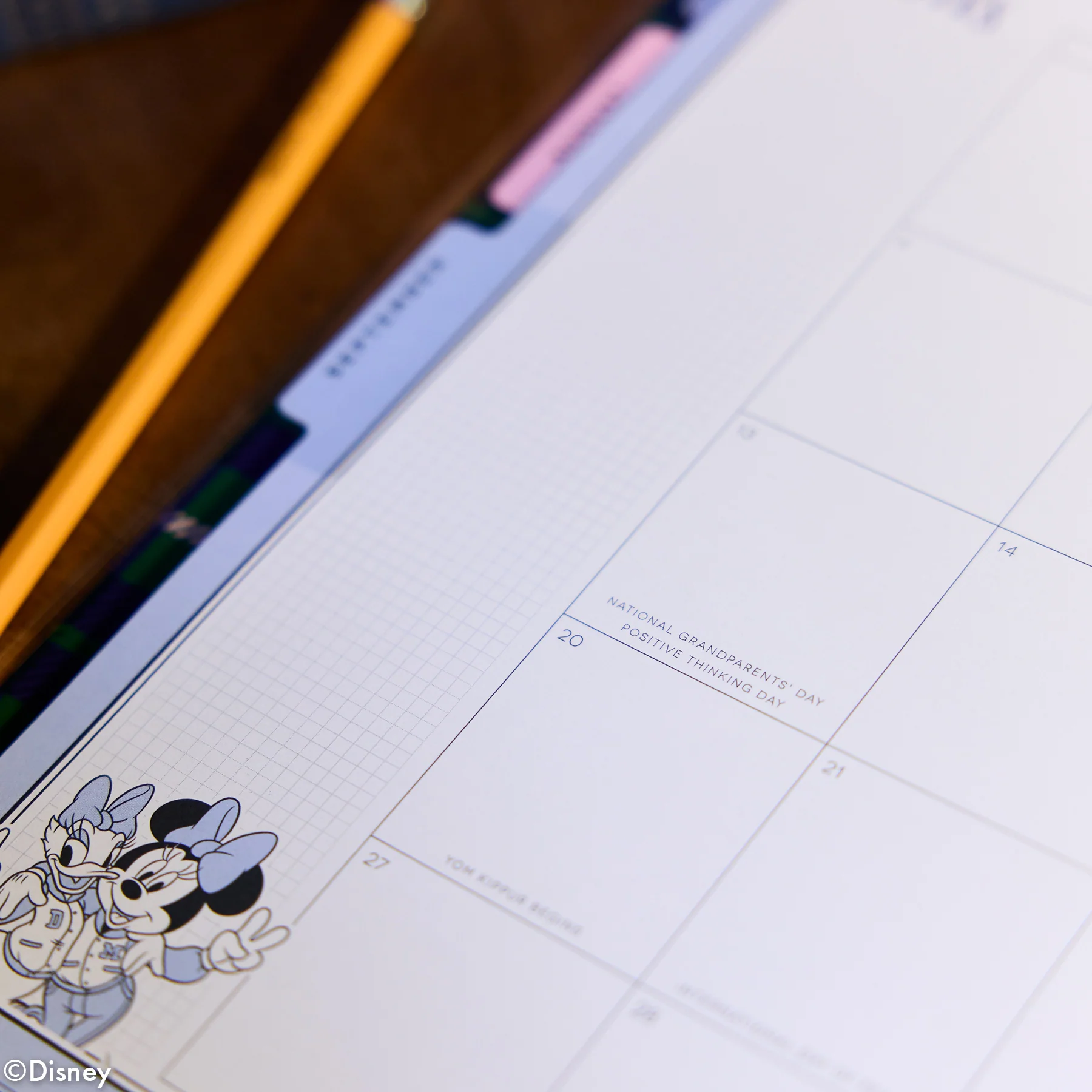 2026–2027 Disney Minnie Mouse & Daisy Duck Varsity Customizable Teacher Planner - Big Teacher Layout - 12 Months - Image 14