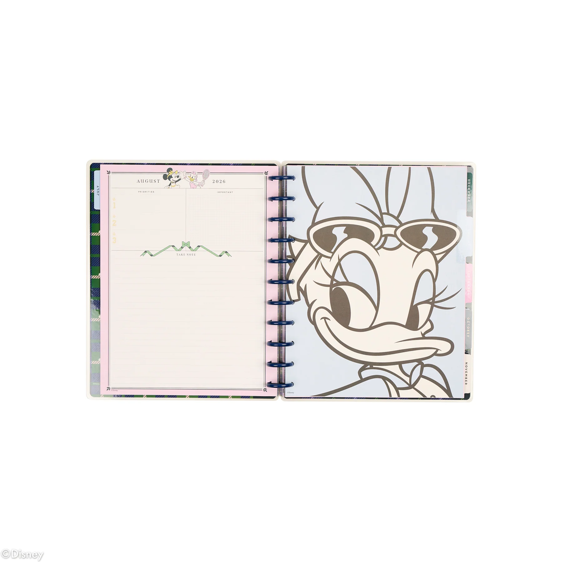 2026–2027 Disney Minnie Mouse & Daisy Duck Varsity Customizable Teacher Planner - Big Teacher Layout - 12 Months - Image 15