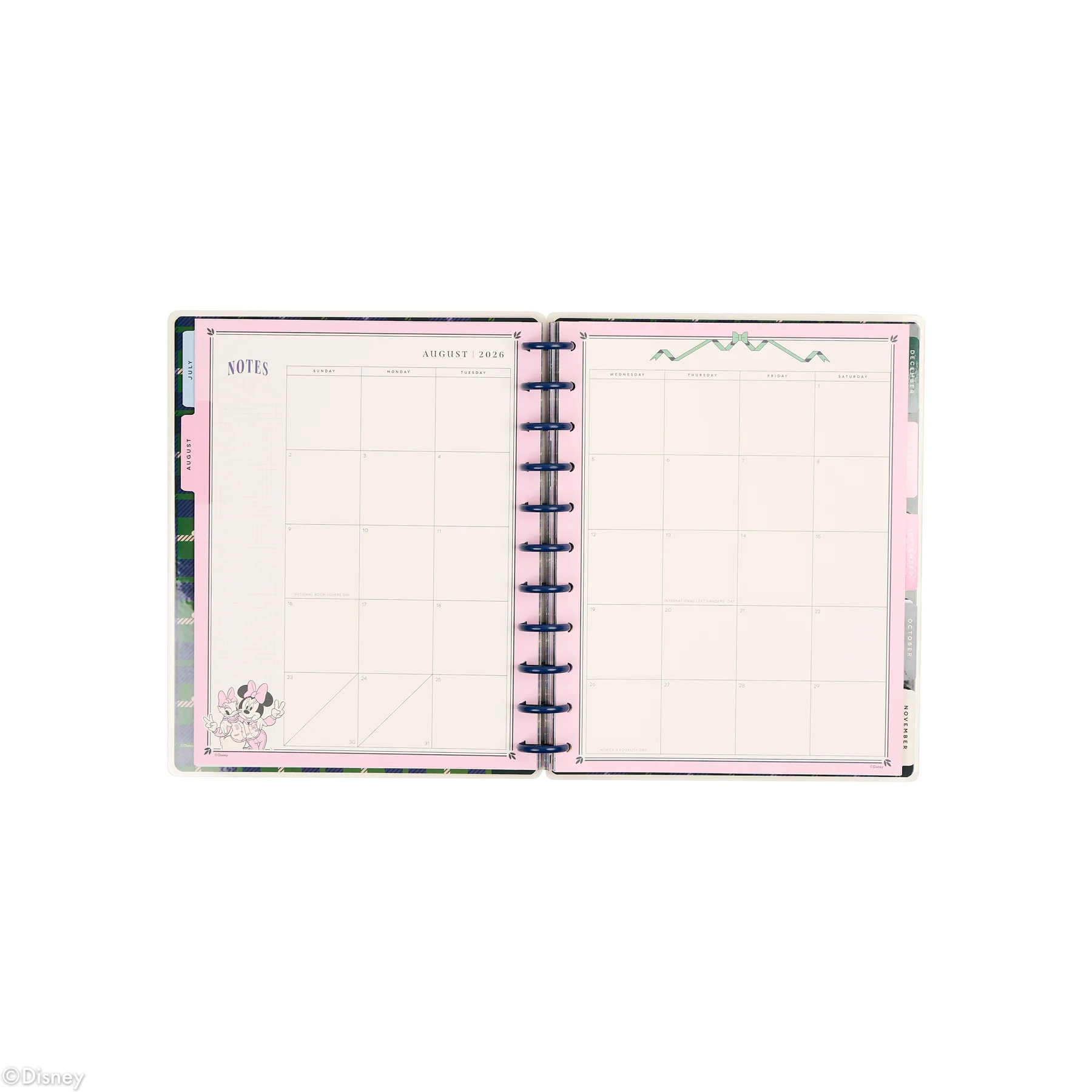 2026–2027 Disney Minnie Mouse & Daisy Duck Varsity Customizable Teacher Planner - Big Teacher Layout - 12 Months - Image 16