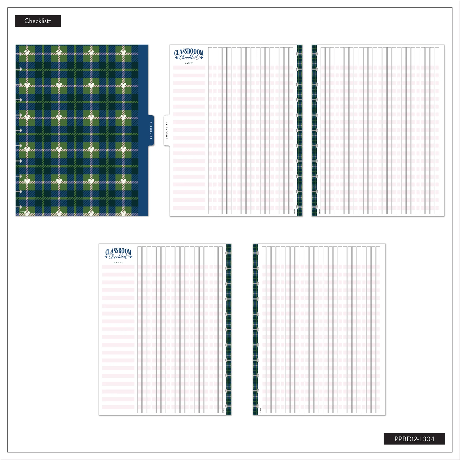 2026–2027 Disney Minnie Mouse & Daisy Duck Varsity Customizable Teacher Planner - Big Teacher Layout - 12 Months - Image 20