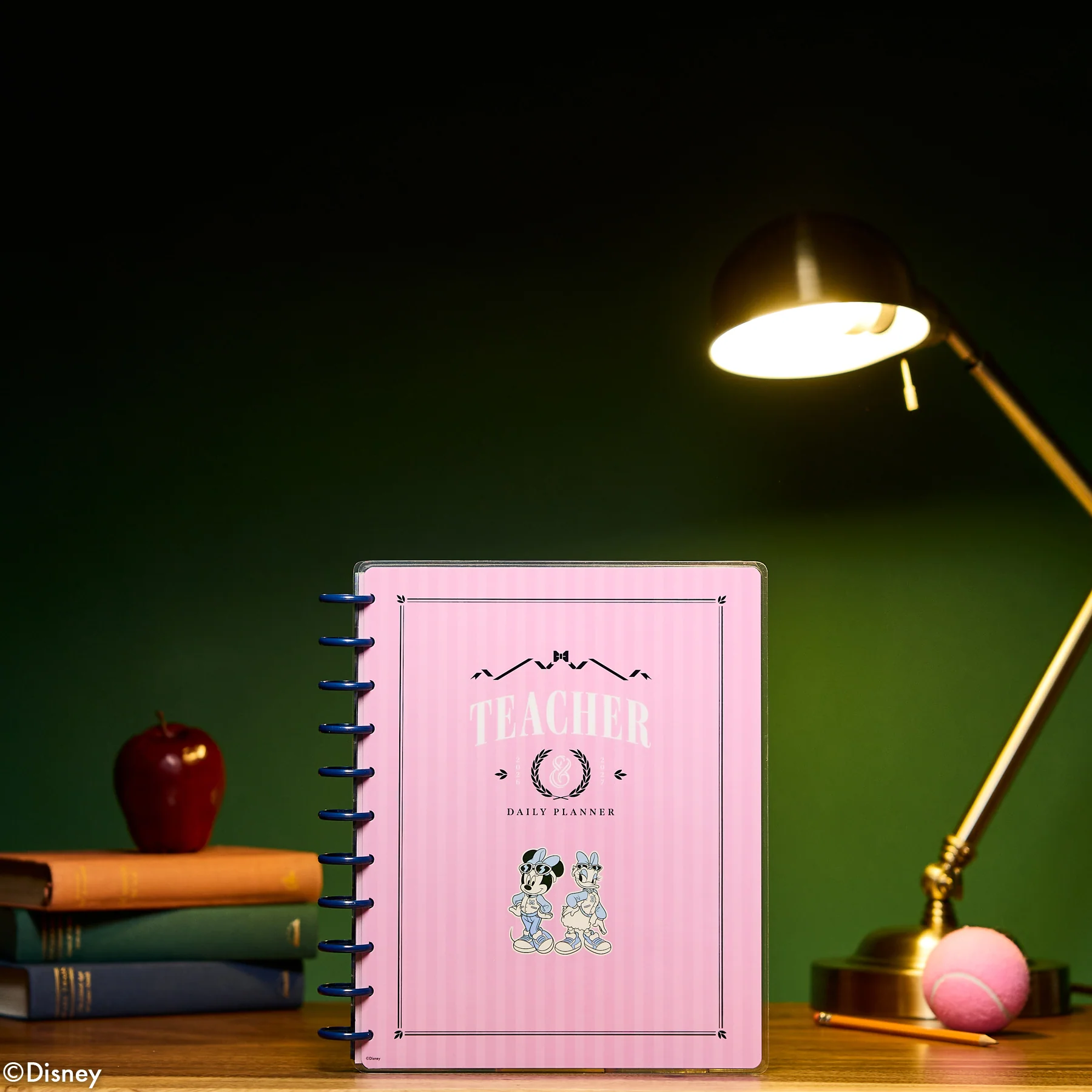 2026–2027 Disney Minnie Mouse & Daisy Duck Varsity Customizable Teacher Planner - Big Teacher Layout - 12 Months - Image 3