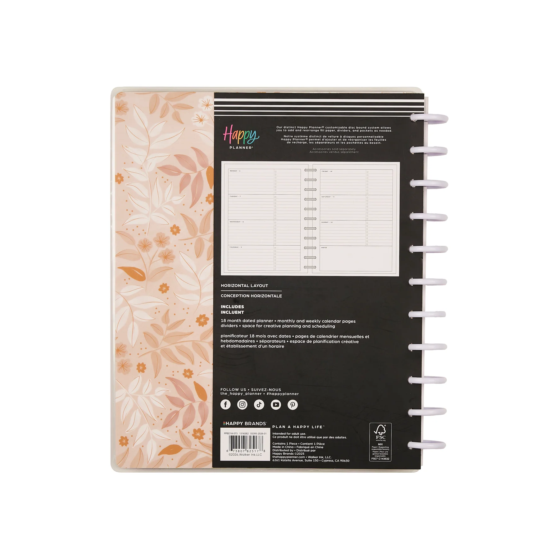 2026–2027 Dune Hues Customizable Planner - Big Horizontal Layout - 18 Months - Image 24