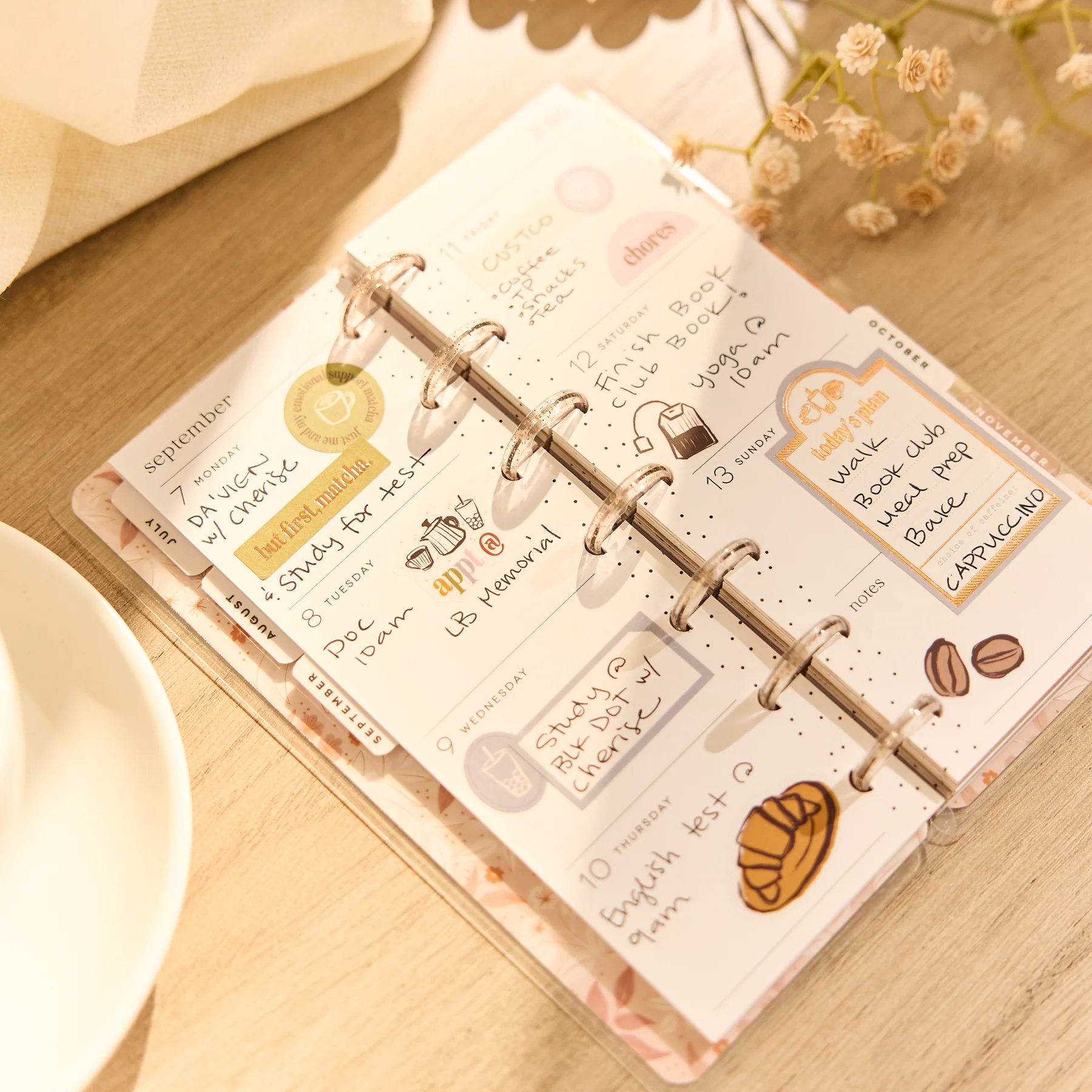 2026–2027 Dune Hues Customizable Planner - Skinny Mini Horizontal Layout - 12 Months - Image 4