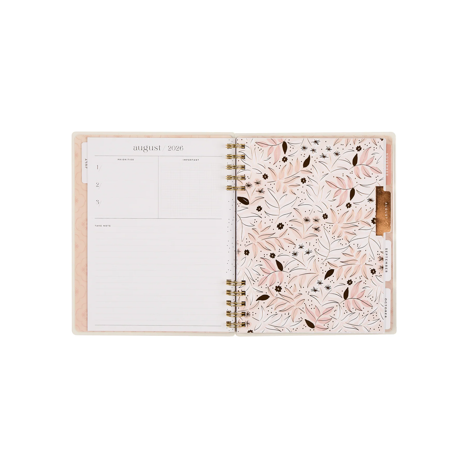 2026–2027 Dune Hues Customizable Spiral Planner -  Classic Vertical Layout - 12 Months - Image 15