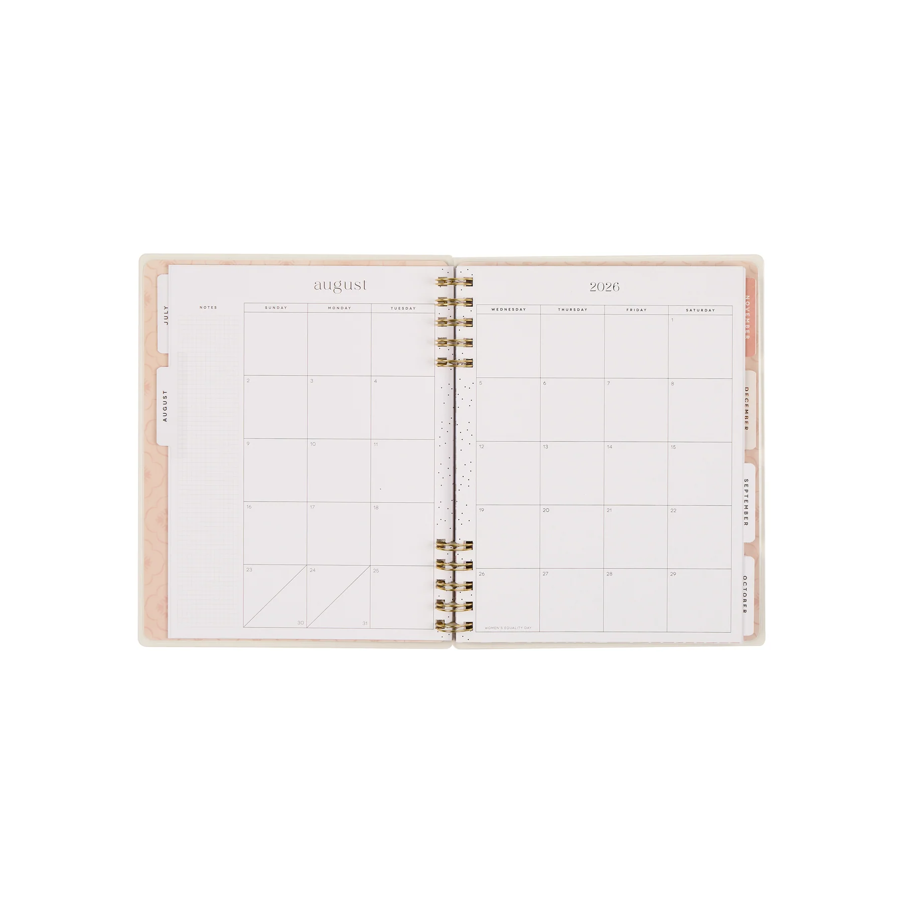 2026–2027 Dune Hues Customizable Spiral Planner -  Classic Vertical Layout - 12 Months - Image 16