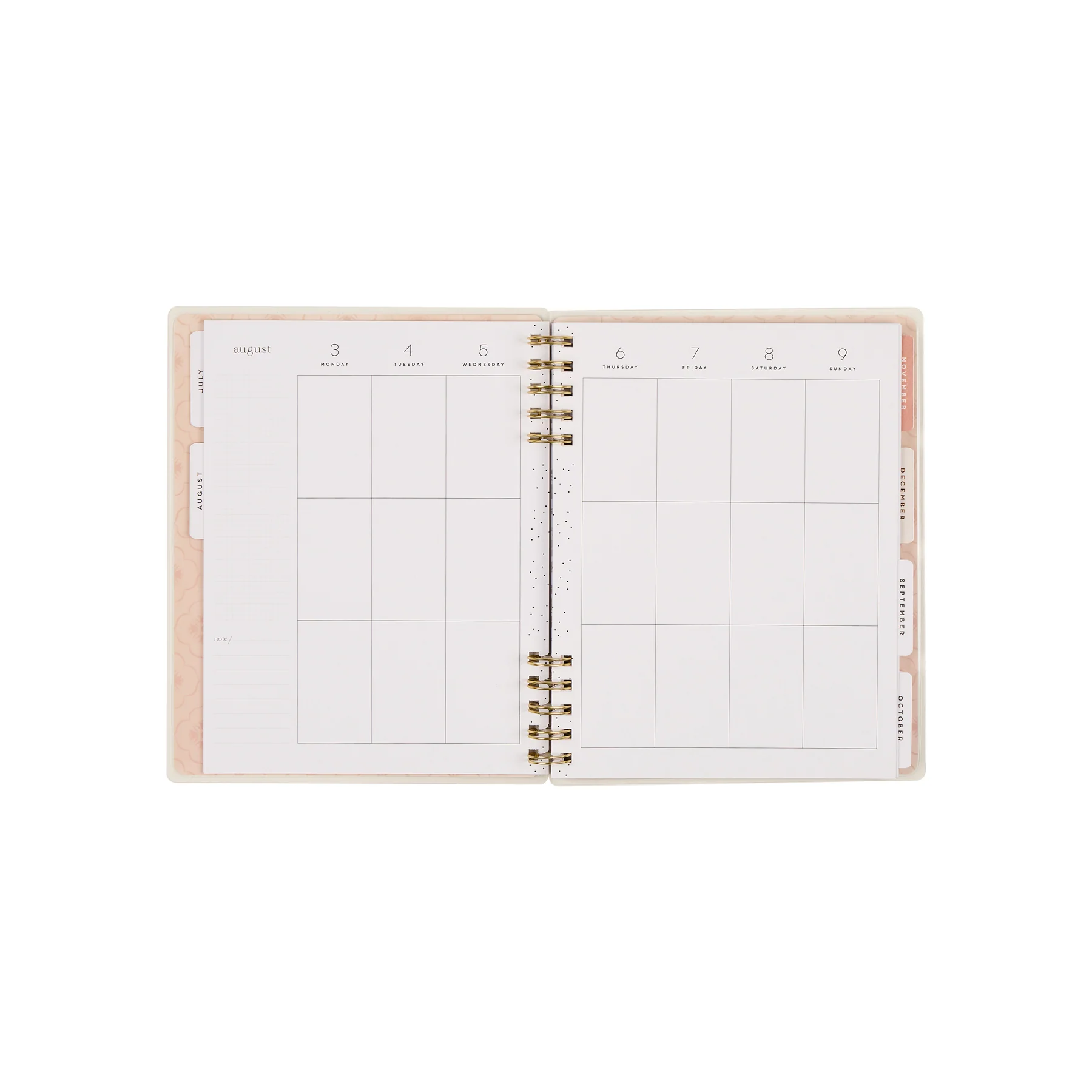2026–2027 Dune Hues Customizable Spiral Planner -  Classic Vertical Layout - 12 Months - Image 17