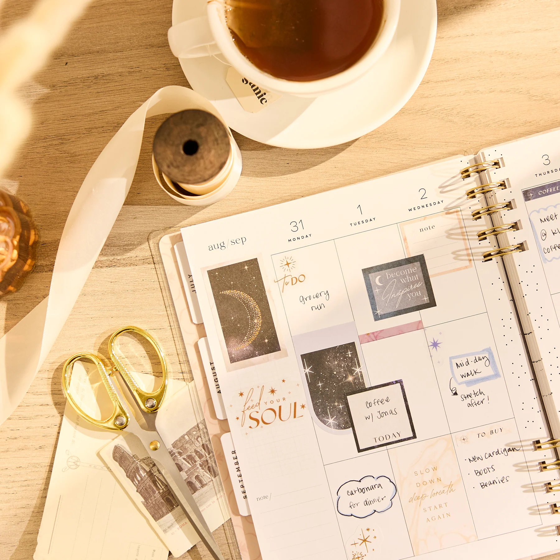 2026–2027 Dune Hues Customizable Spiral Planner -  Classic Vertical Layout - 12 Months - Image 5