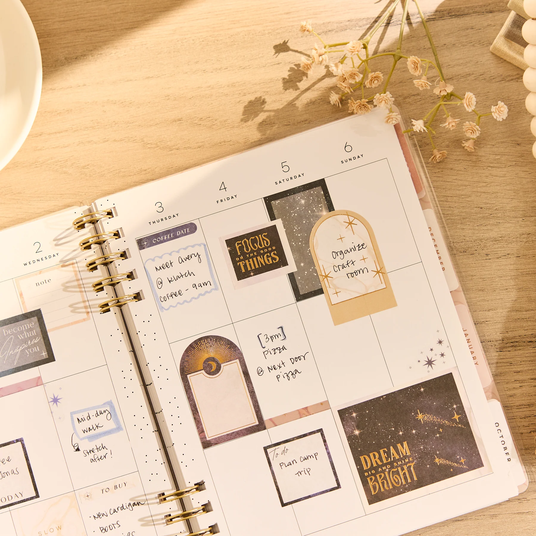 2026–2027 Dune Hues Customizable Spiral Planner -  Classic Vertical Layout - 12 Months - Image 6
