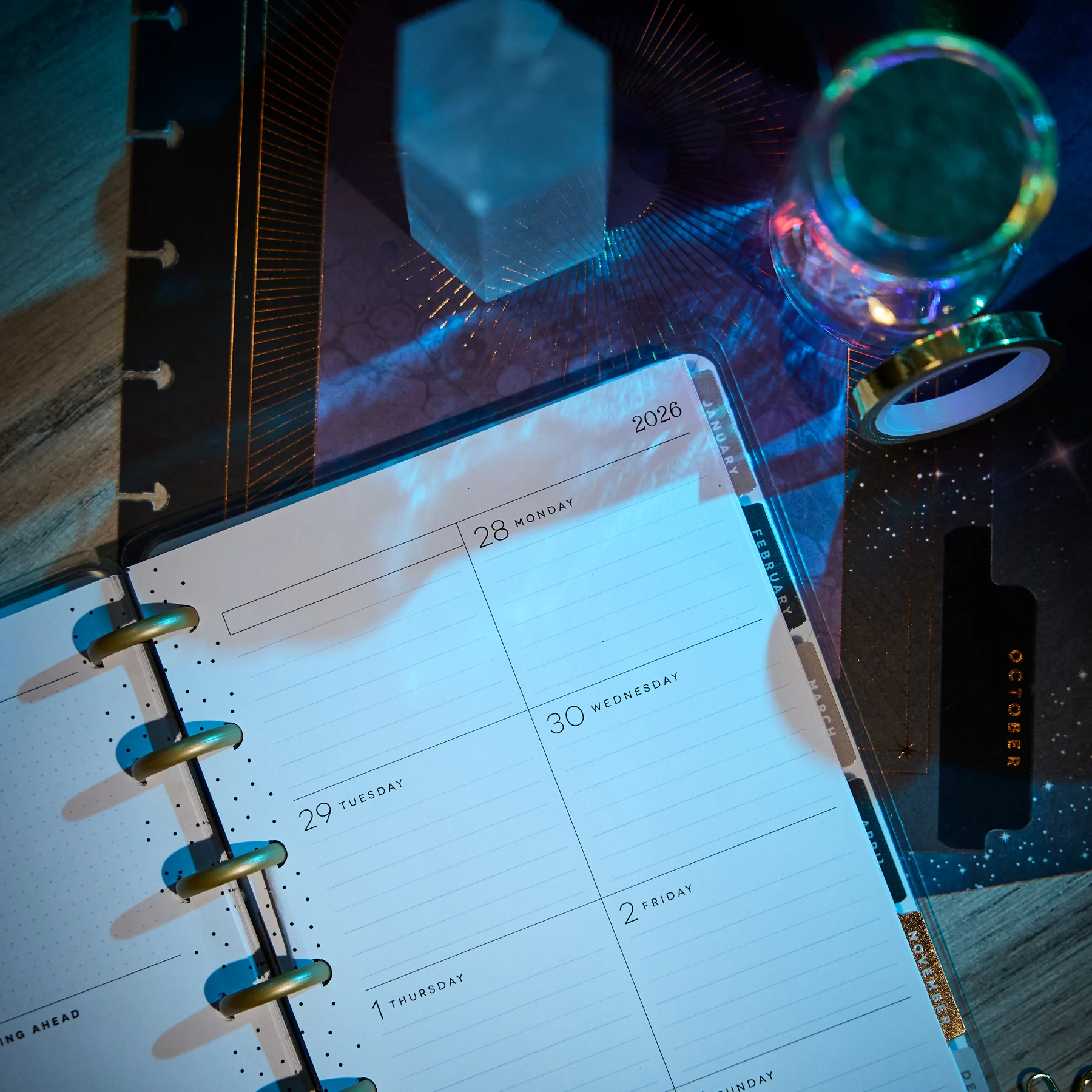 2026–2027 Eternal Stars Customizable Planner - Mini Dashboard Layout - 12 Months - Image 11