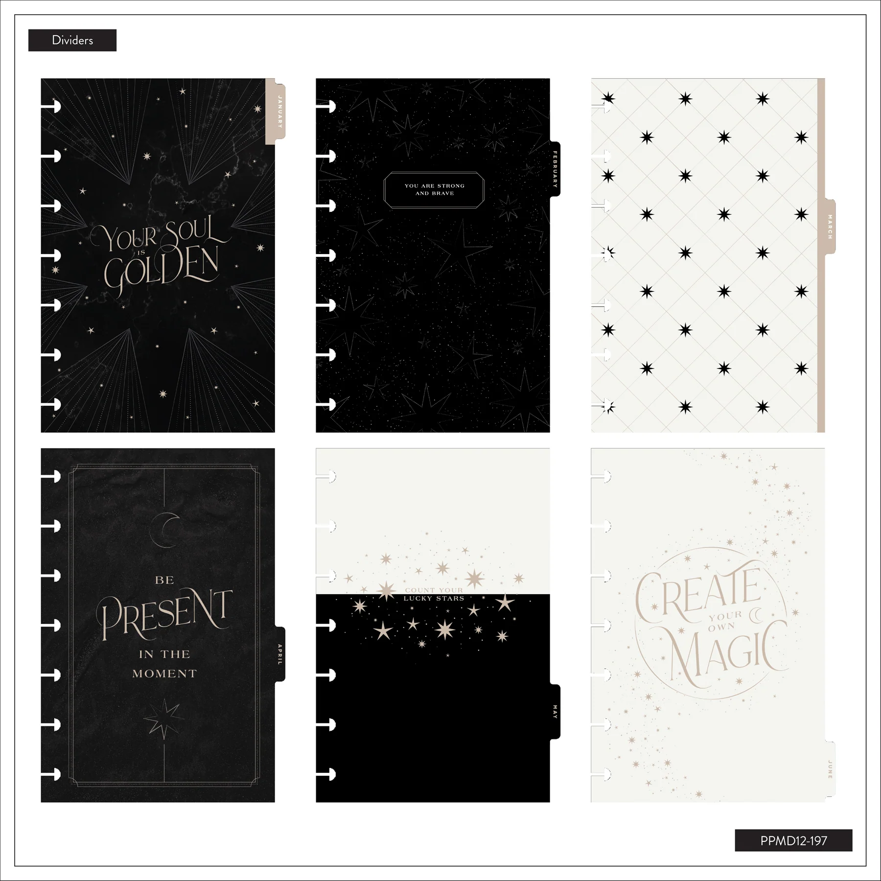 2026–2027 Eternal Stars Customizable Planner - Mini Dashboard Layout - 12 Months - Image 13