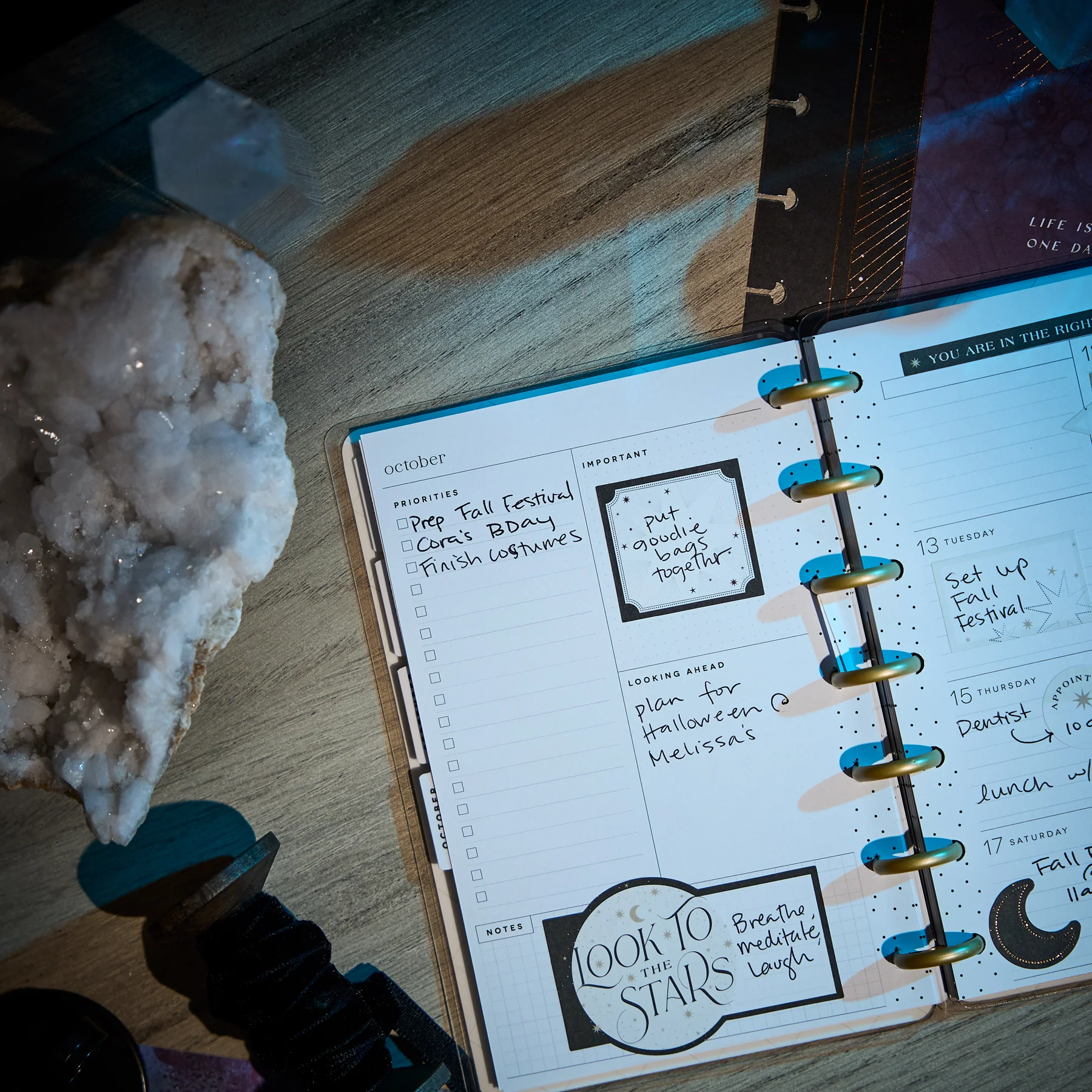 2026–2027 Eternal Stars Customizable Planner - Mini Dashboard Layout - 12 Months - Image 5