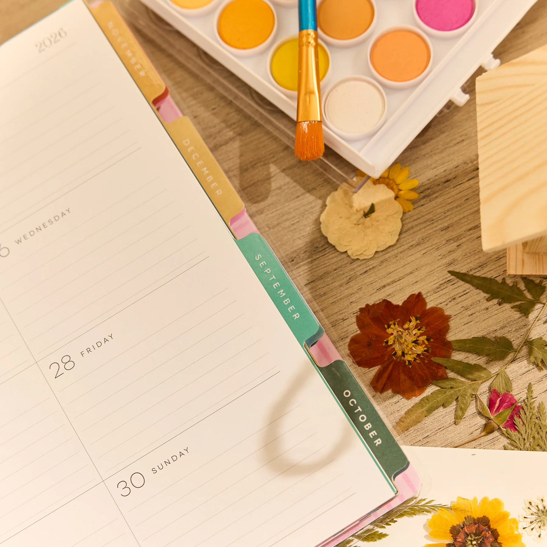 2026–2027 Floral Embrace Customizable Planner - Classic Dashboard Layout - 18 Months - Image 10