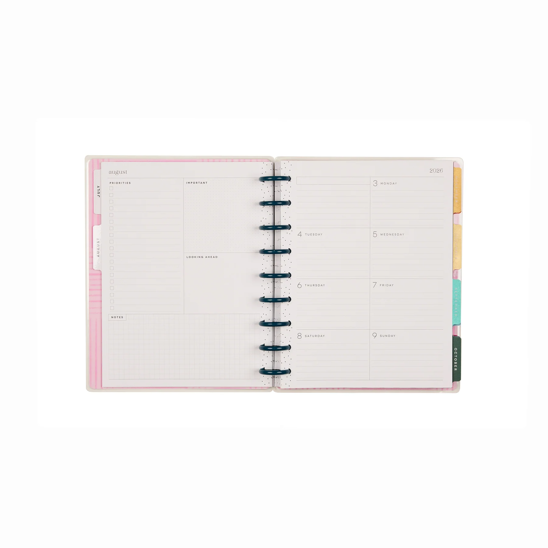 2026–2027 Floral Embrace Customizable Planner - Classic Dashboard Layout - 18 Months - Image 15