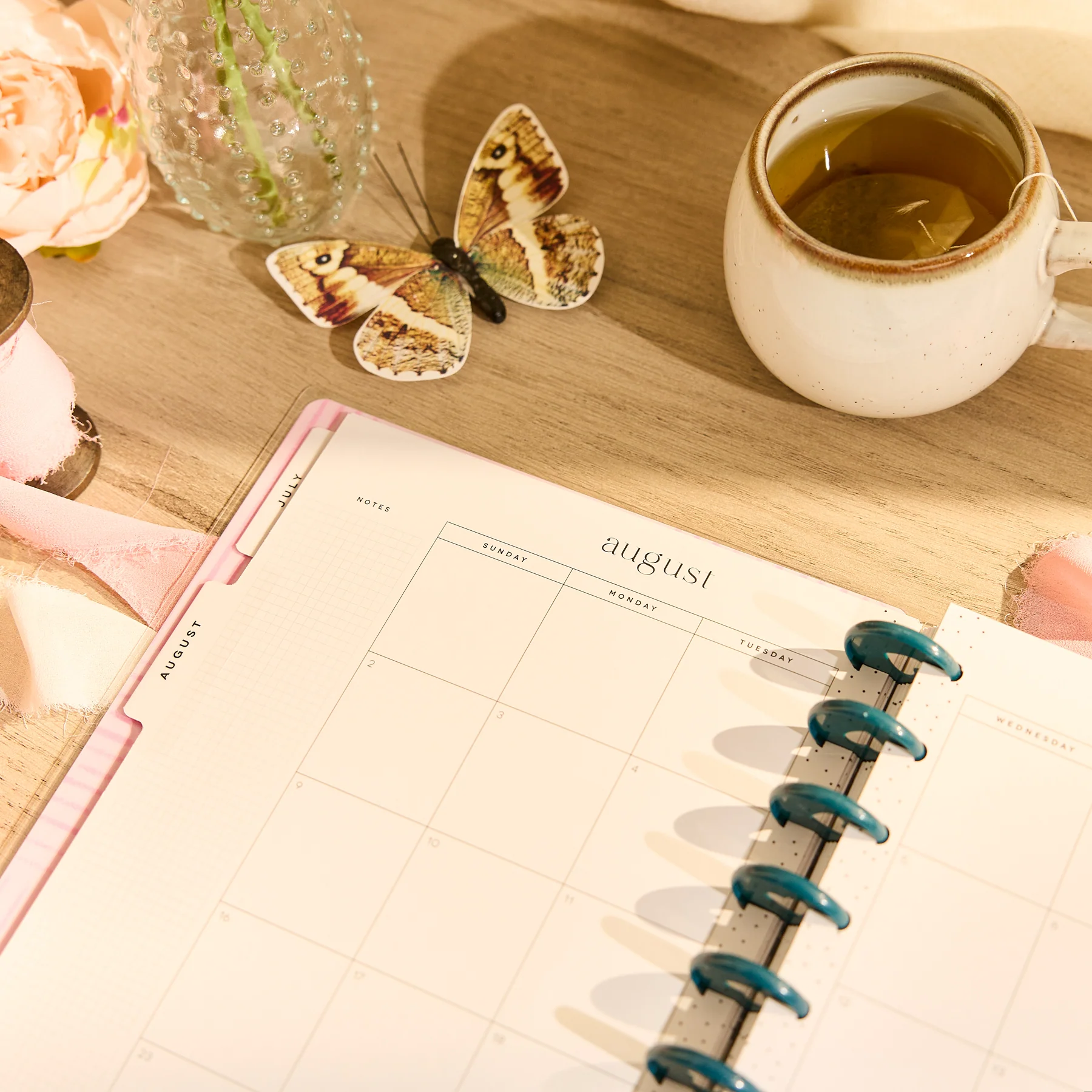 2026–2027 Floral Embrace Customizable Planner - Classic Dashboard Layout - 18 Months - Image 8