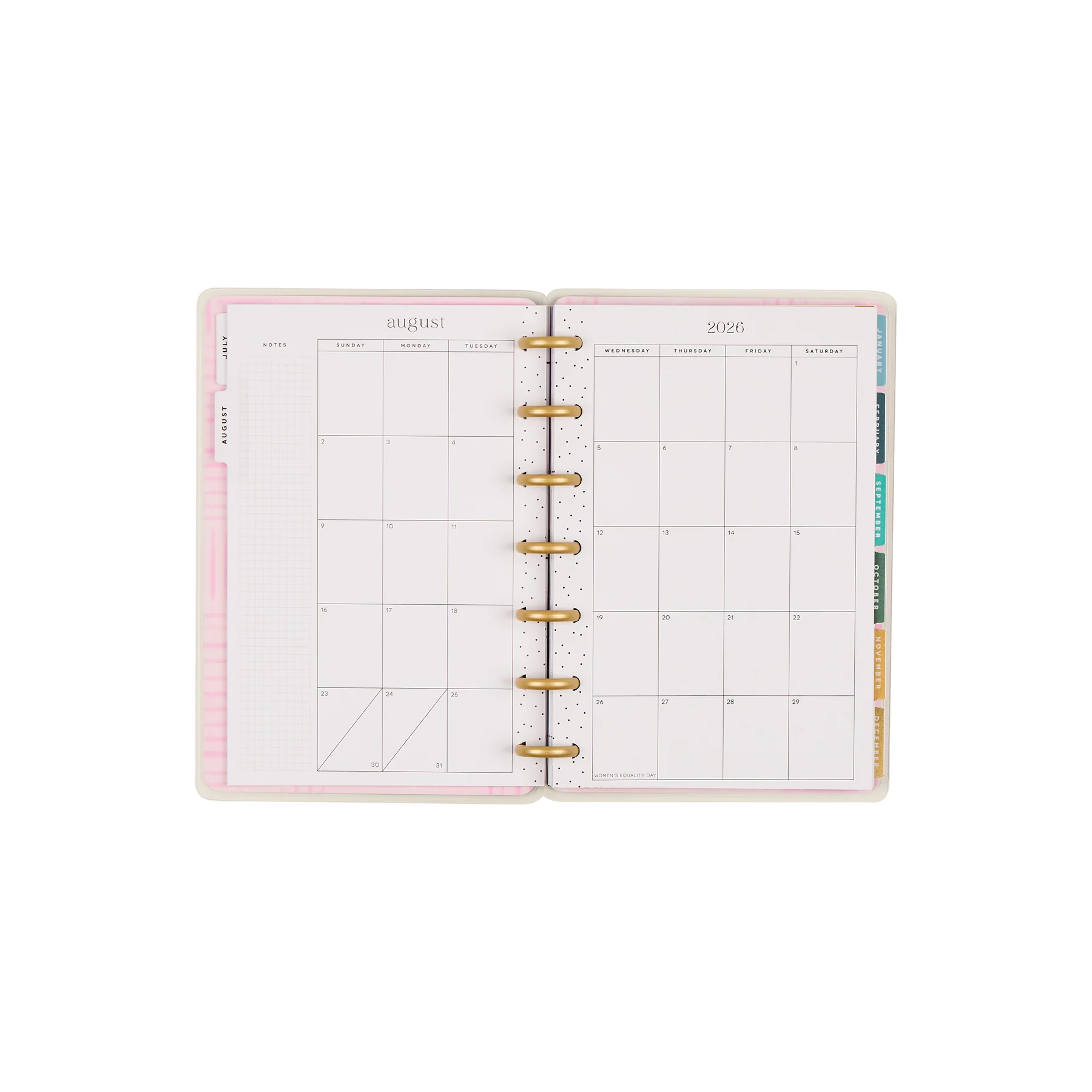 2026–2027 Floral Embrace Customizable Planner - Mini Horizontal Layout - 12 Months - Image 15