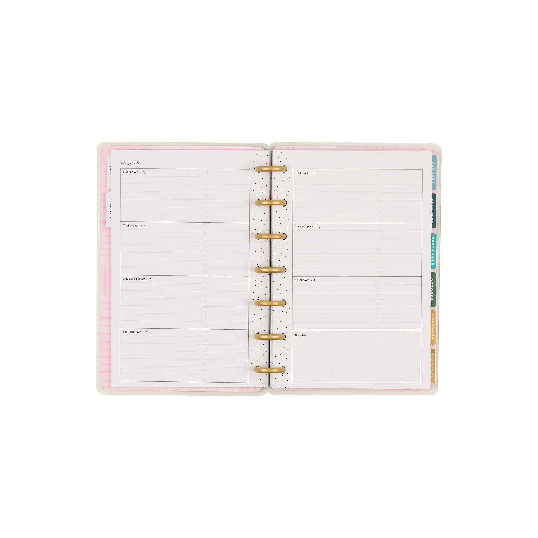 2026–2027 Floral Embrace Customizable Planner - Mini Horizontal Layout - 12 Months - Image 16