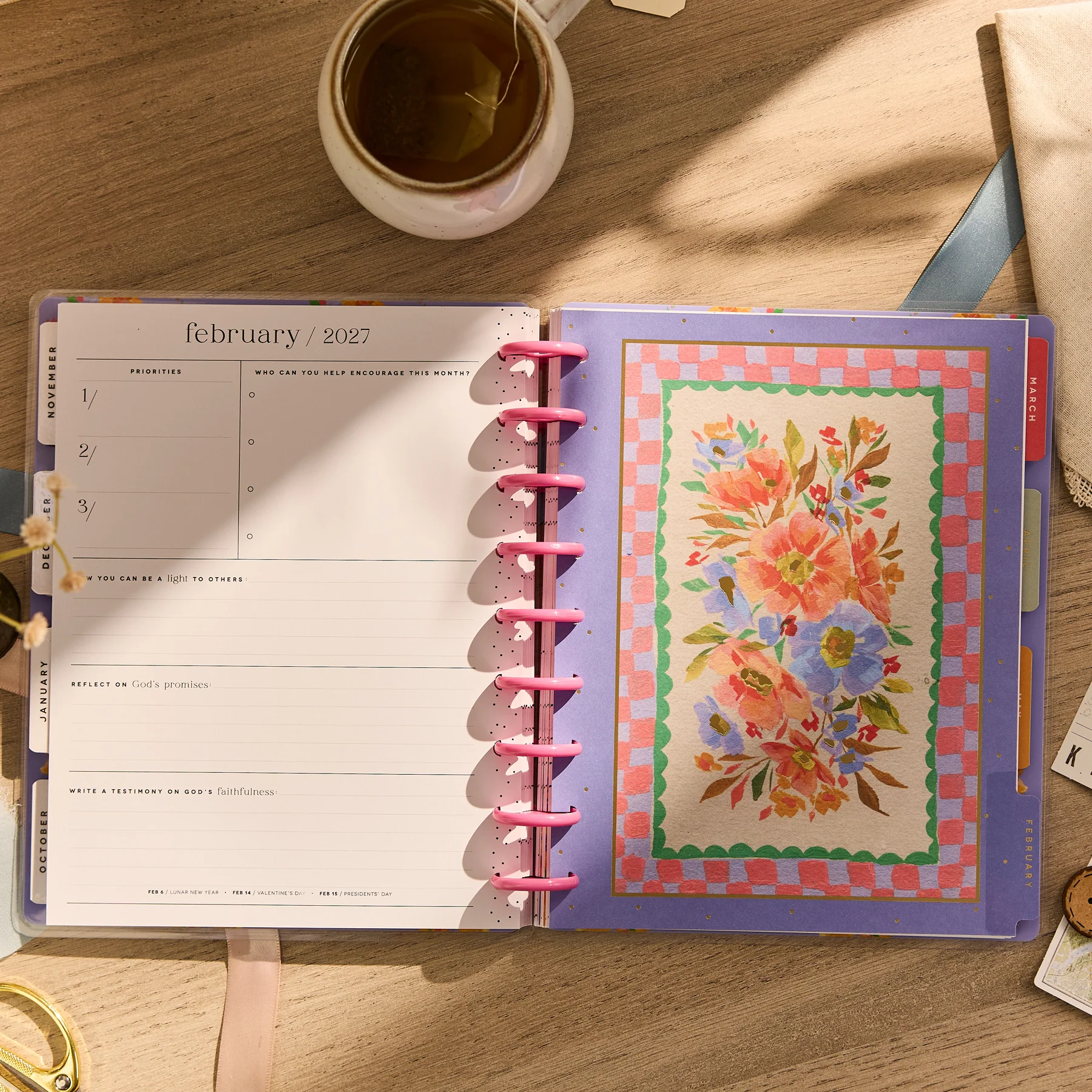 2026–2027 French Papers Customizable Faith Planner - Classic Faith Layout - 12 Months - Image 2