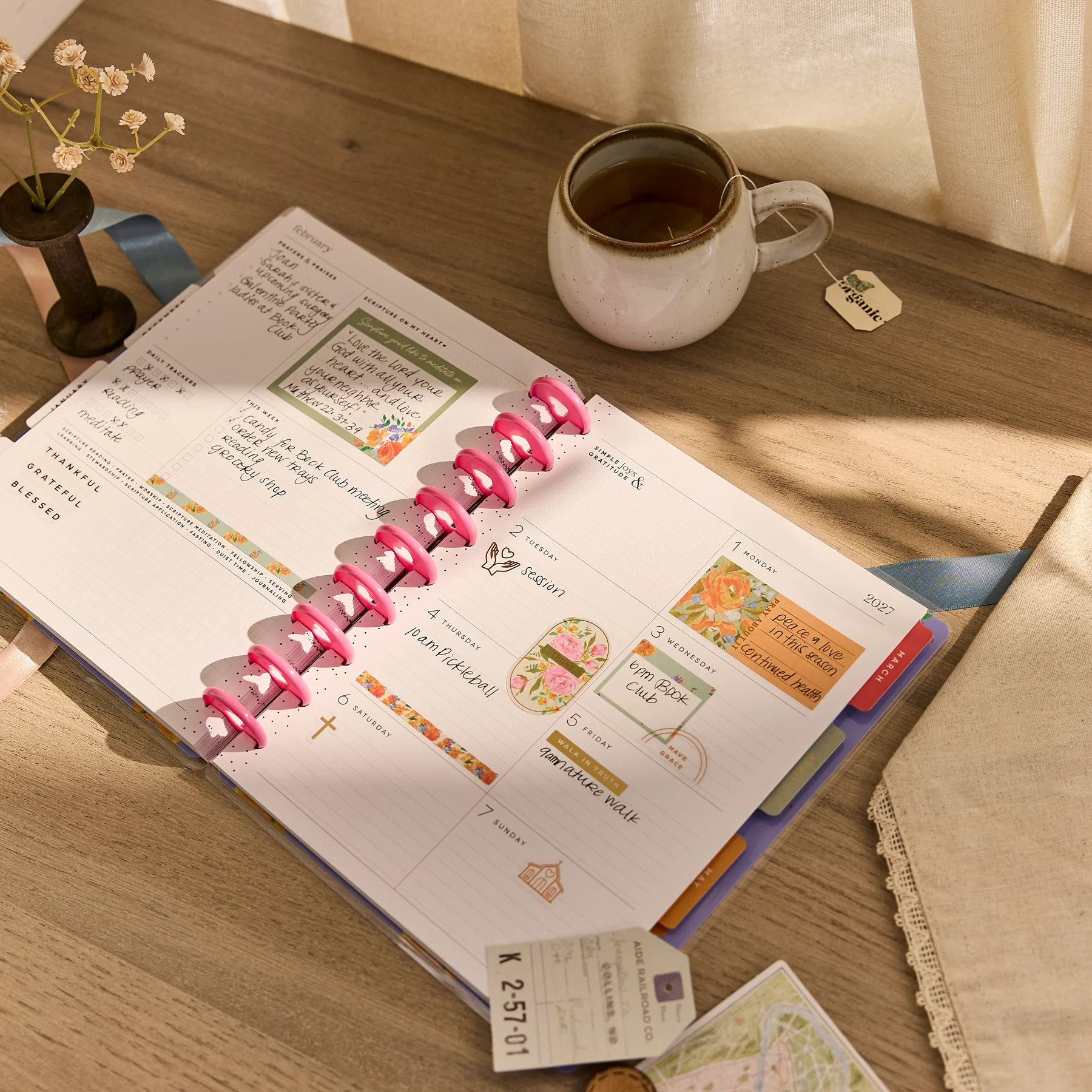 2026–2027 French Papers Customizable Faith Planner - Classic Faith Layout - 12 Months - Image 4