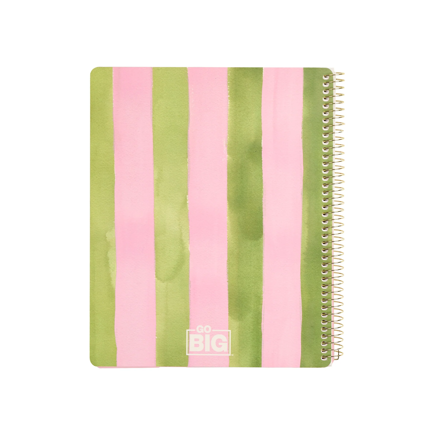 2026–2027 GO BIG Beach Stripe Large Print Spiral Planner - Large Dashboard Layout - 15 Months - Image 20