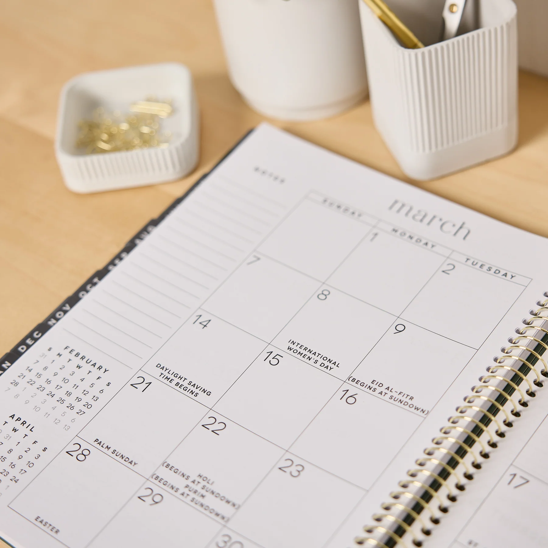 2026â2027 GO BIG Hunter Green Large Print Spiral Planner - Large Dashboard Layout - 15 Months - Image 10