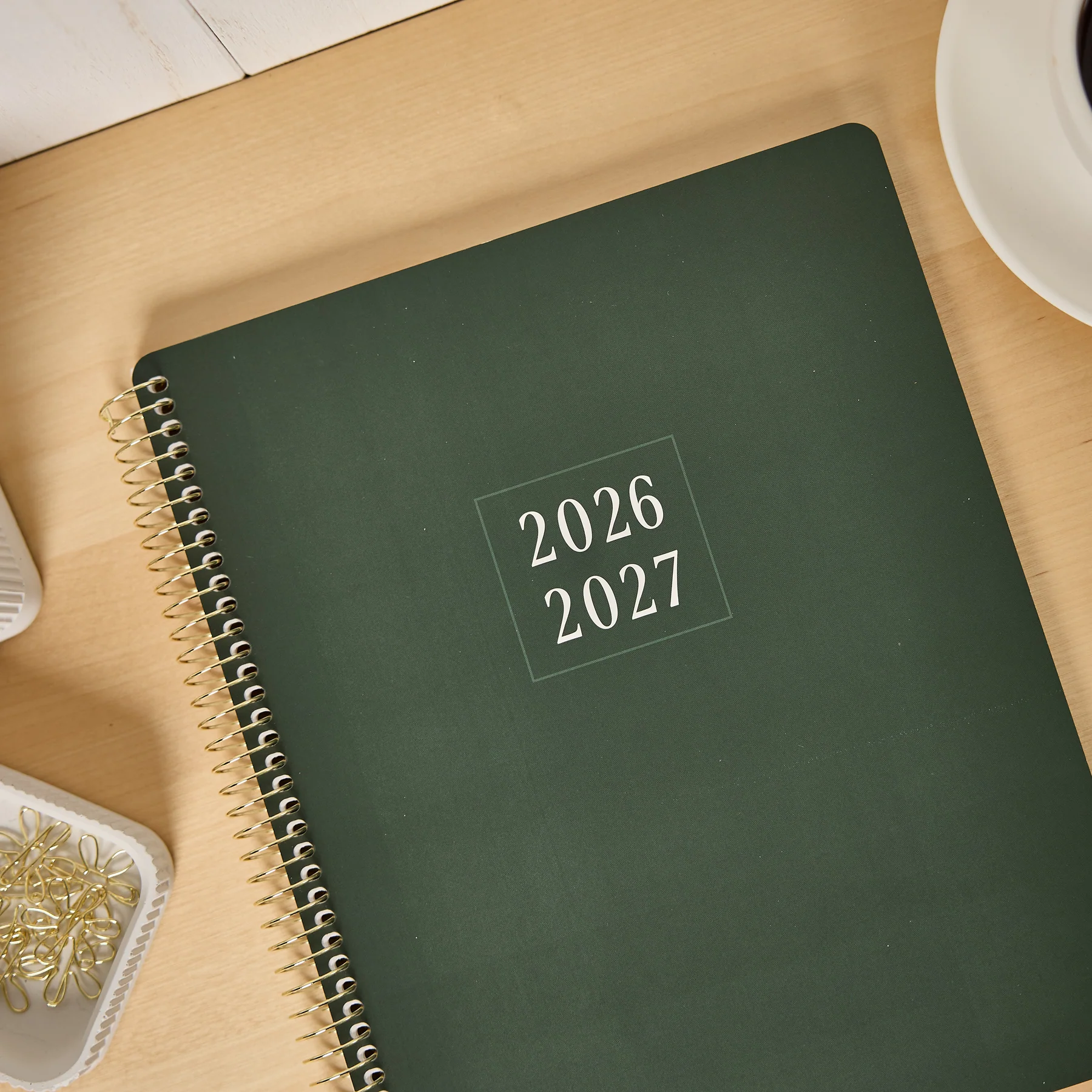 2026â2027 GO BIG Hunter Green Large Print Spiral Planner - Large Dashboard Layout - 15 Months - Image 9