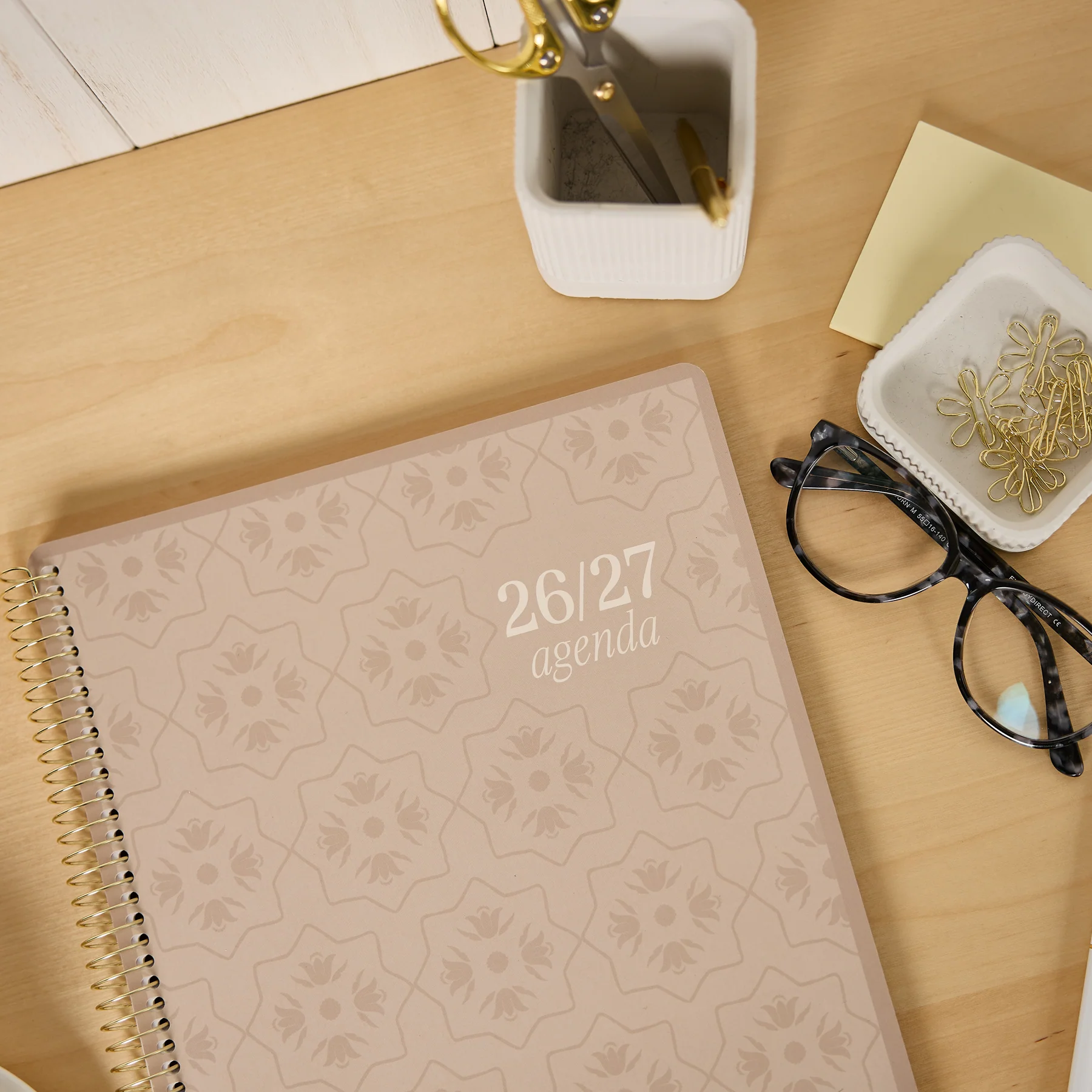 2026–2027 GO BIG Neutral Tile Large Print Spiral Planner - Large Dashboard Layout - 15 Months - Image 10