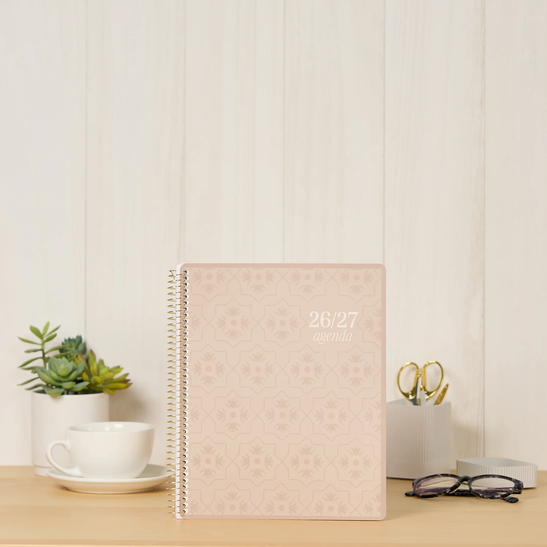 2026–2027 GO BIG Neutral Tile Large Print Spiral Planner - Large Dashboard Layout - 15 Months - Image 3