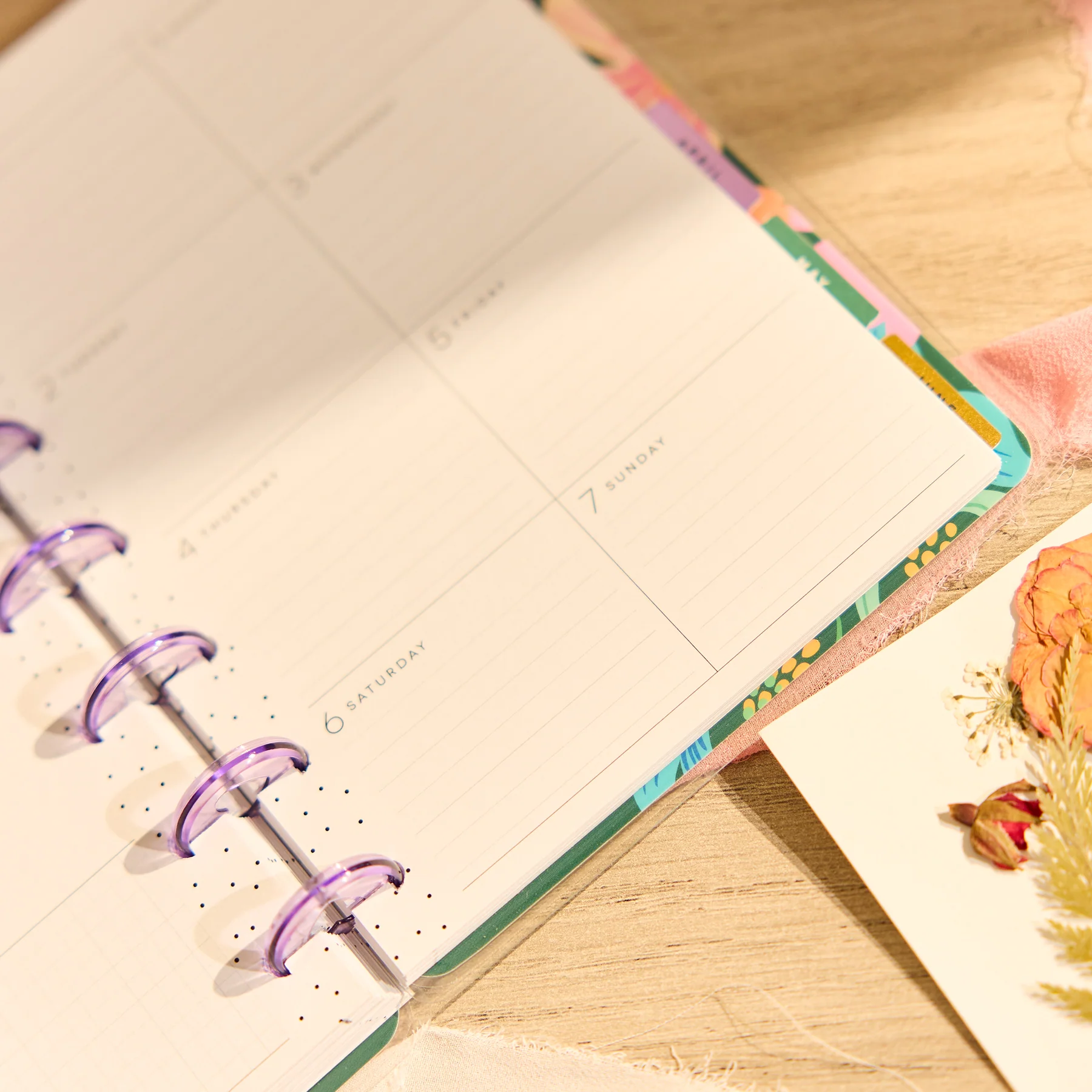 2026–2027 Golden Garden Customizable Planner - Mini Dashboard Layout - 12 Months - Image 13