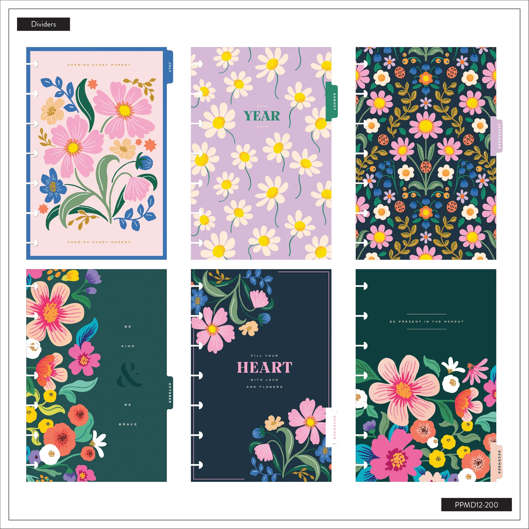 2026–2027 Golden Garden Customizable Planner - Mini Dashboard Layout - 12 Months - Image 14
