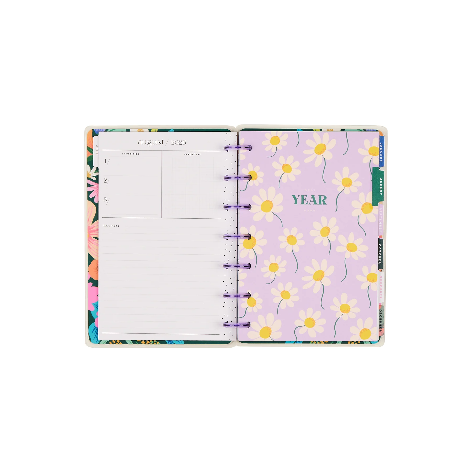 2026–2027 Golden Garden Customizable Planner - Mini Dashboard Layout - 12 Months - Image 17