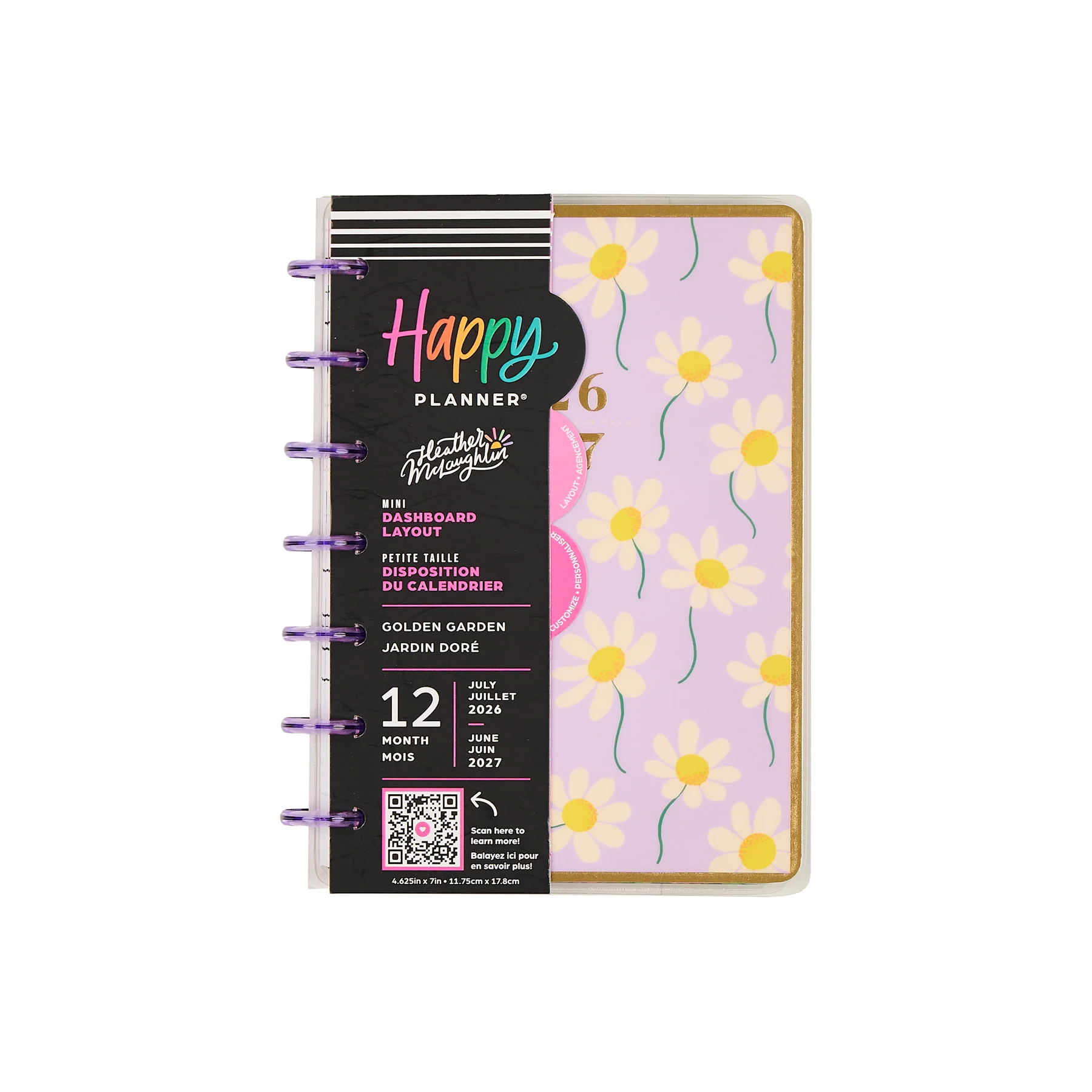2026–2027 Golden Garden Customizable Planner - Mini Dashboard Layout - 12 Months - Image 20