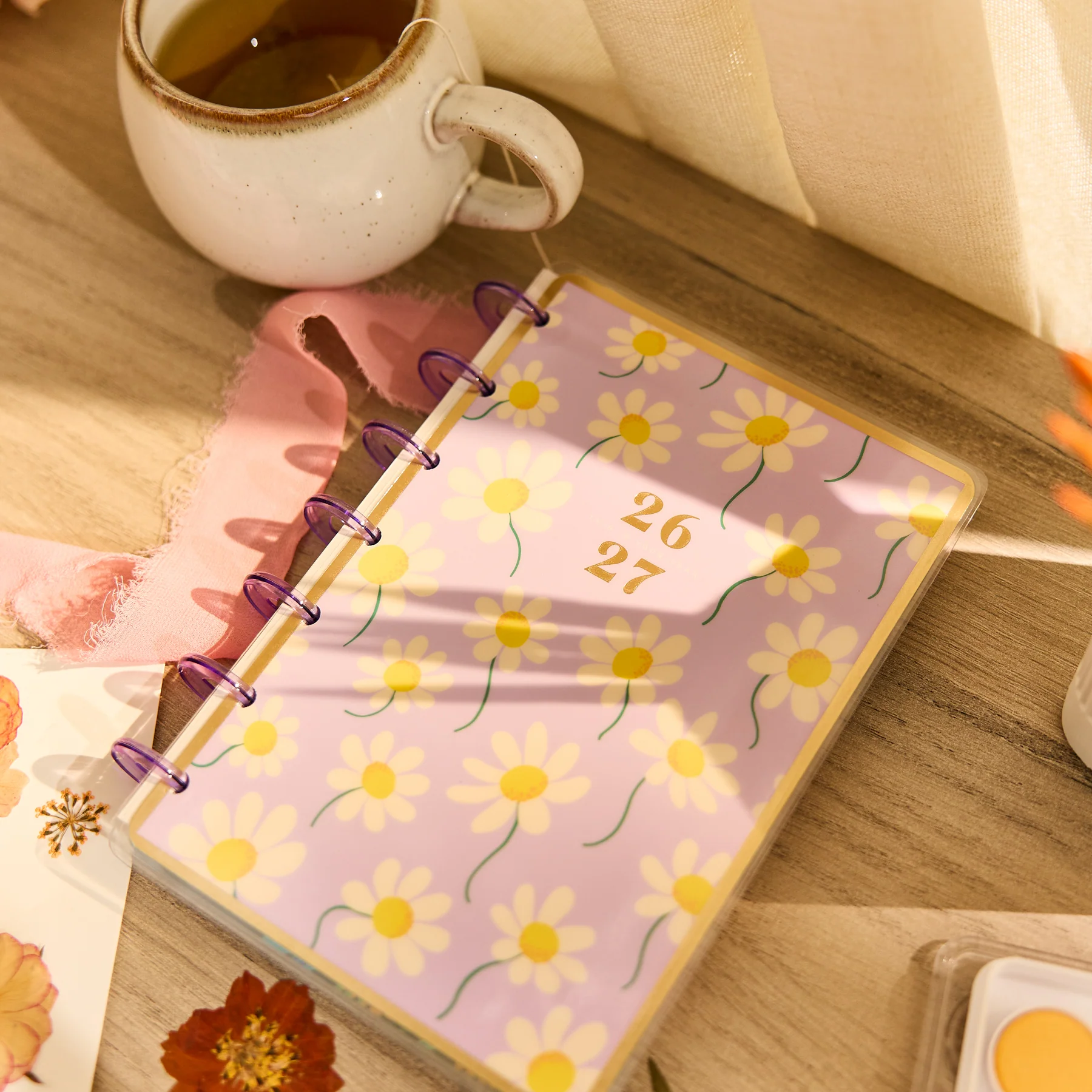 2026–2027 Golden Garden Customizable Planner - Mini Dashboard Layout - 12 Months - Image 7