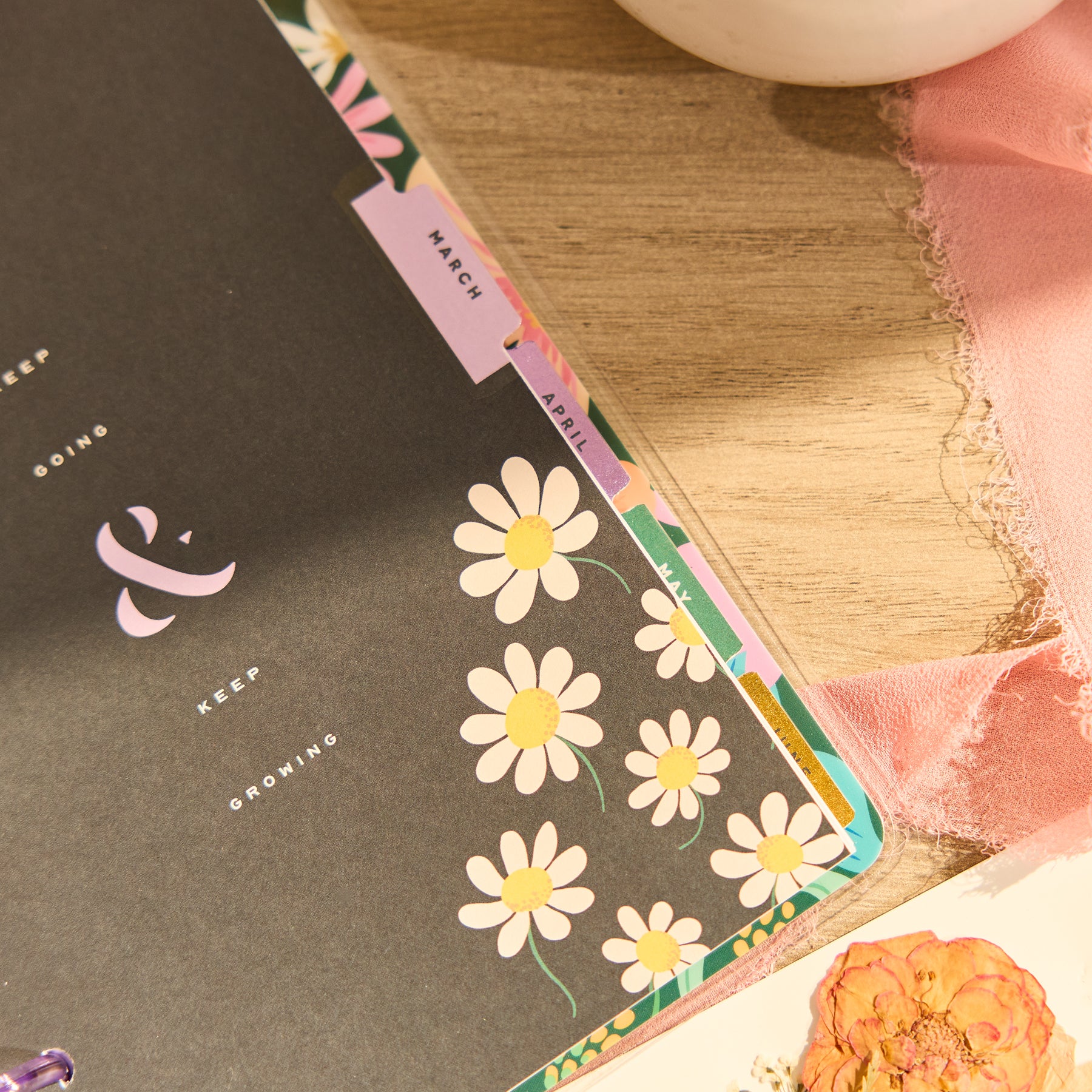 2026–2027 Golden Garden Customizable Planner - Mini Dashboard Layout - 12 Months - Image 8