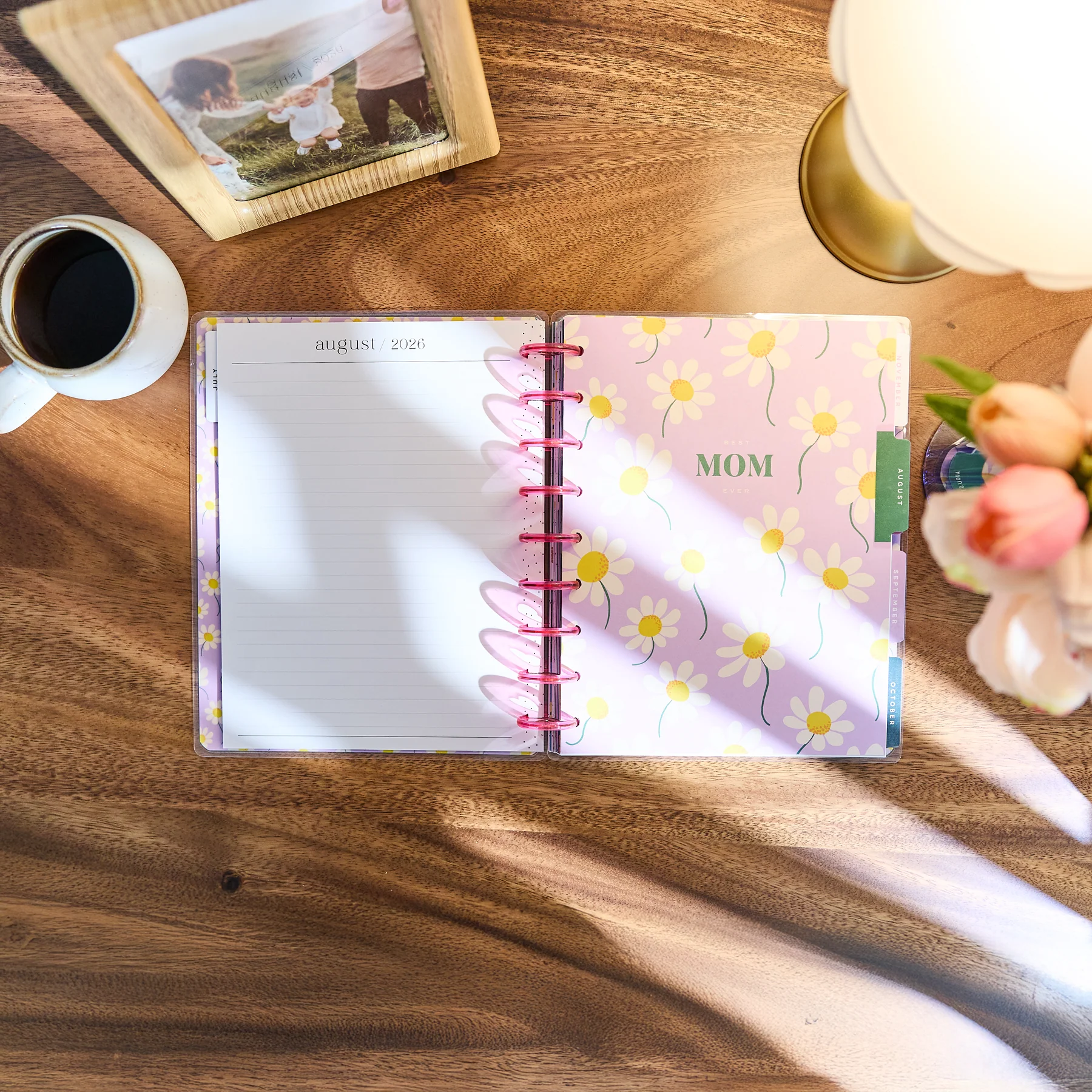2026–2027 Golden Garden Mom Customizable Planner - Classic Parenting Layout - 12 Months - Image 9